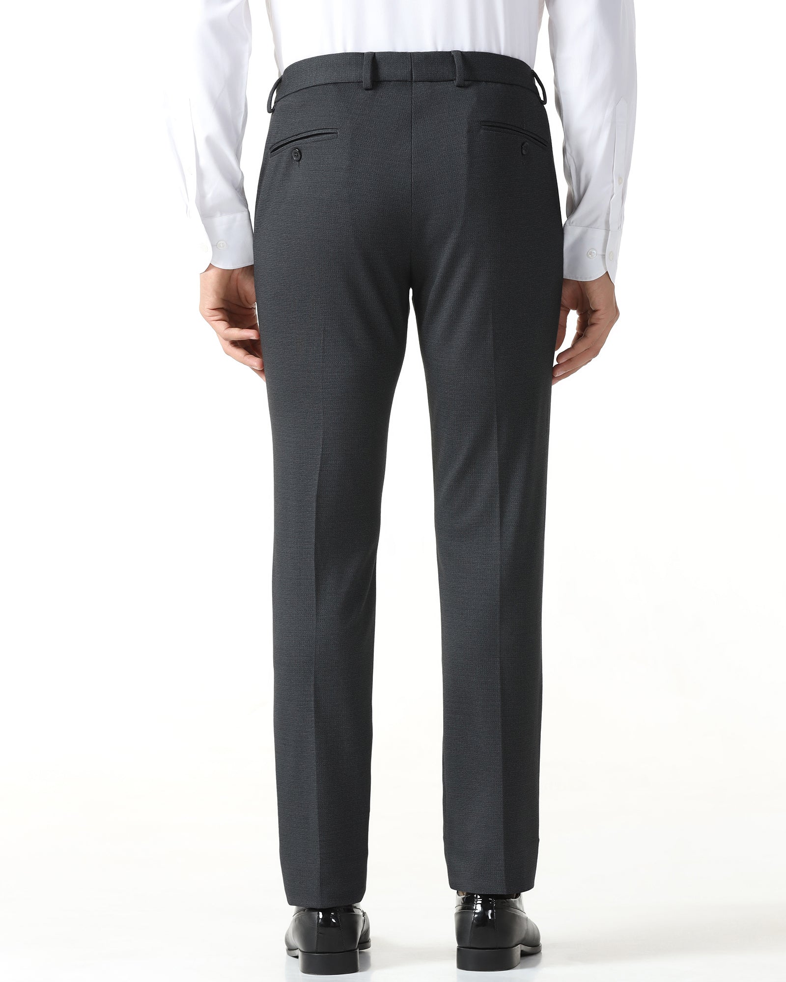 Charcoal Printed Trouser - Bira