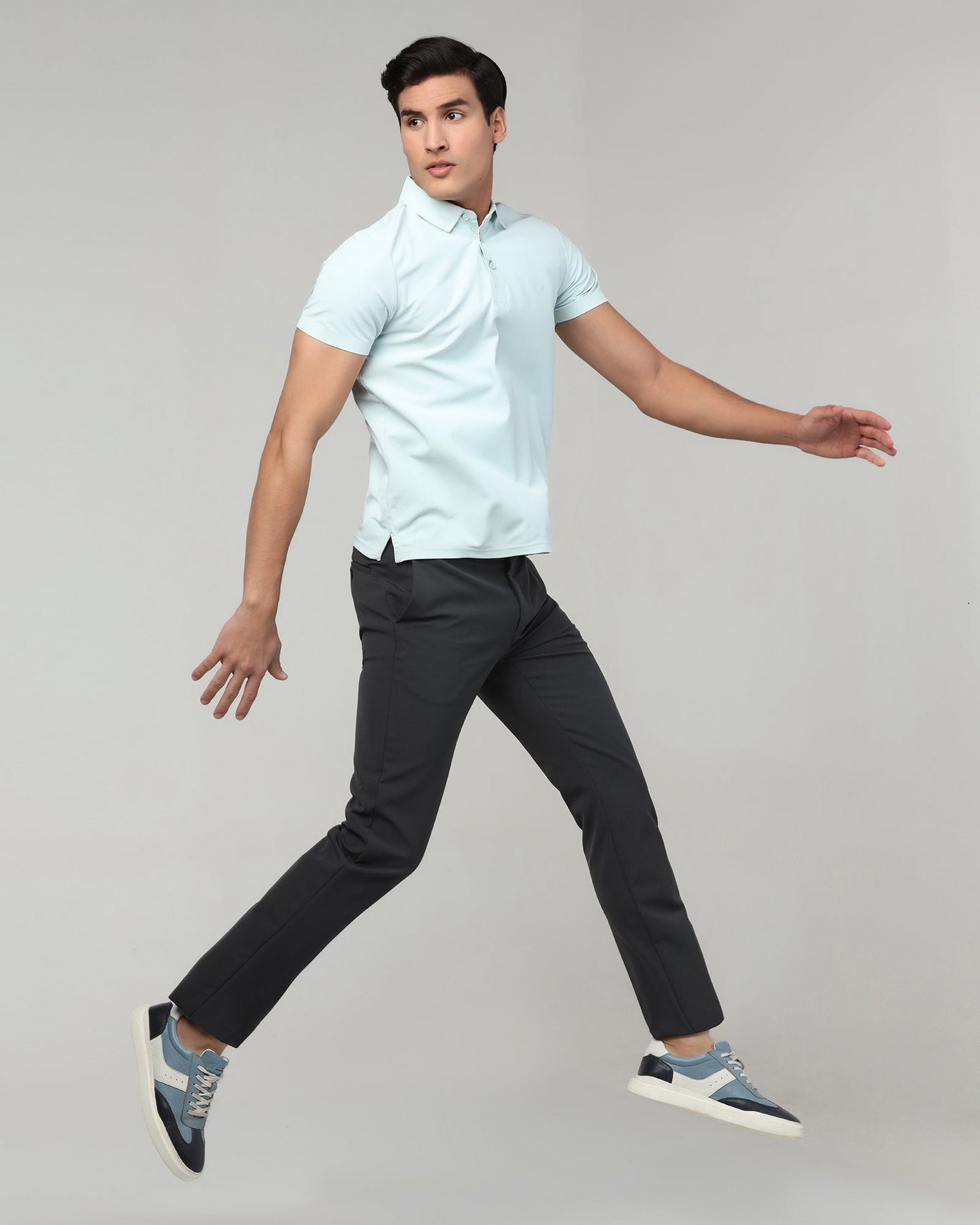 Charcoal TechPro Solid Trouser - Ashley