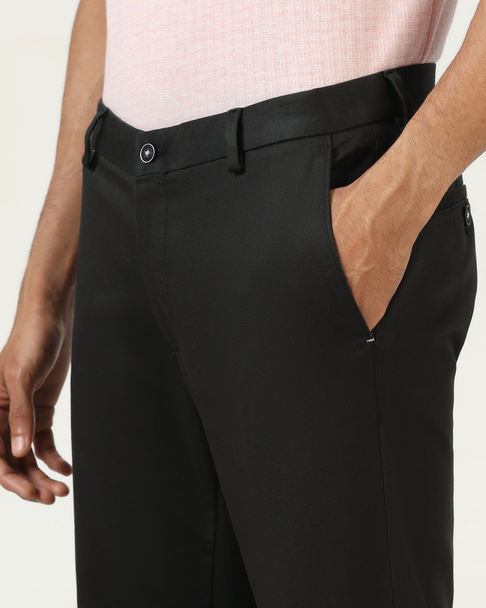Charcoal Textured Khakis - Brook