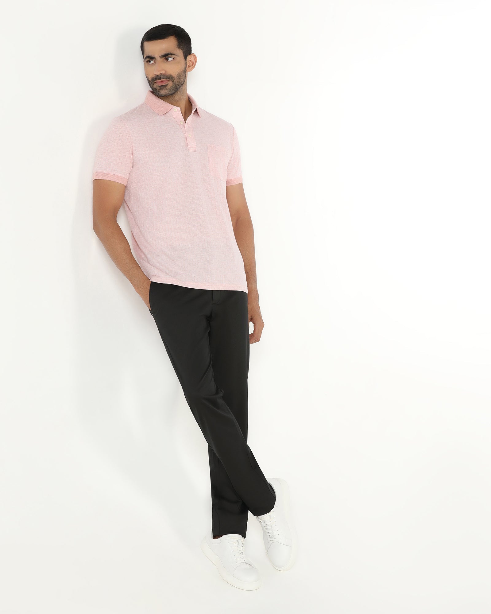 Charcoal Textured Khakis - Brook