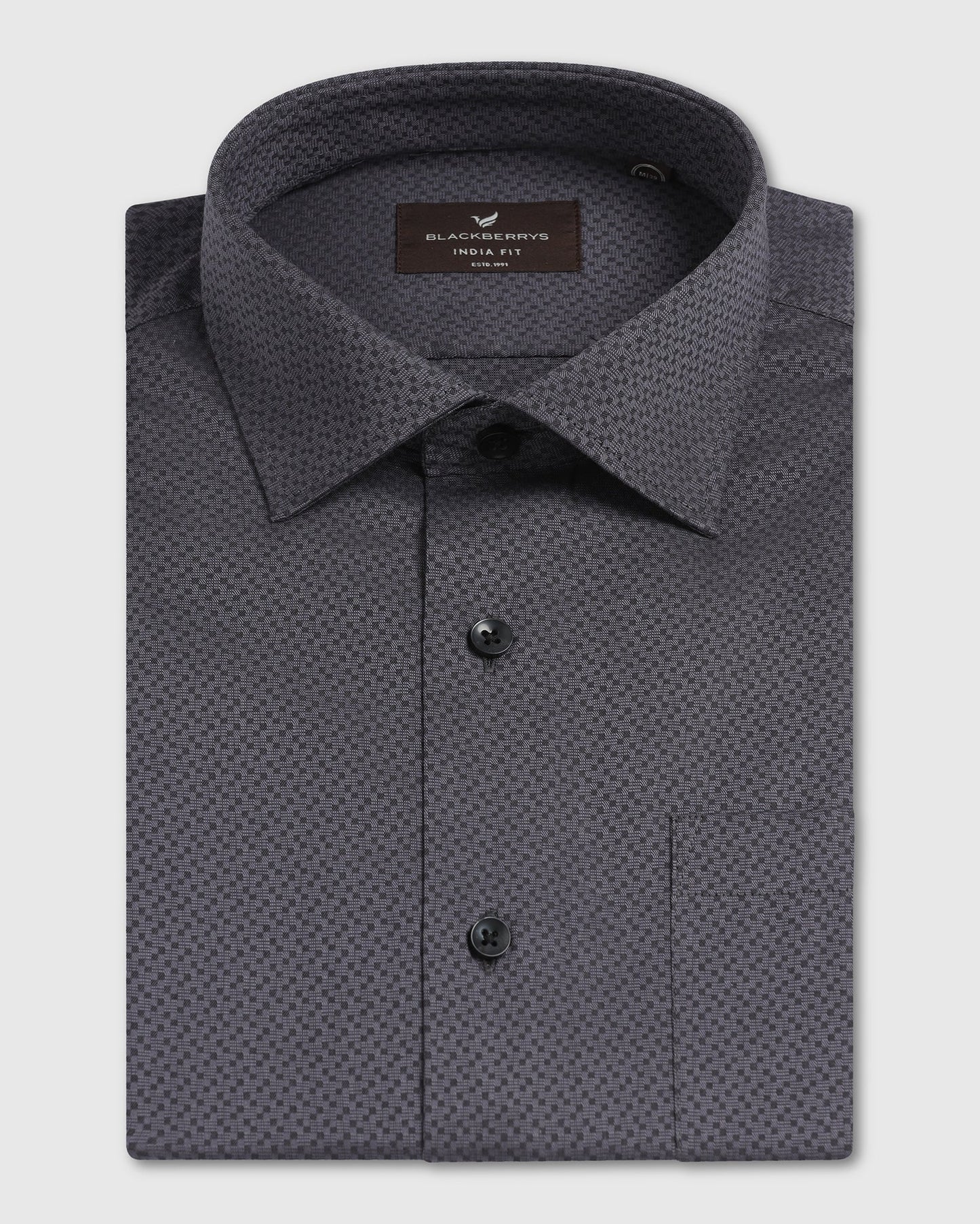 Charcoal Textured Shirt - Regard