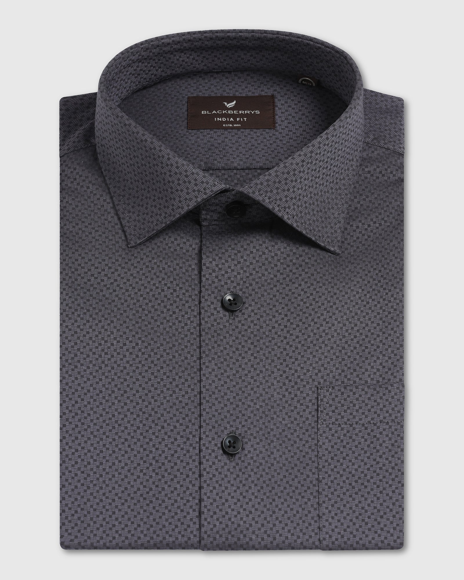Charcoal Textured Shirt - Regard