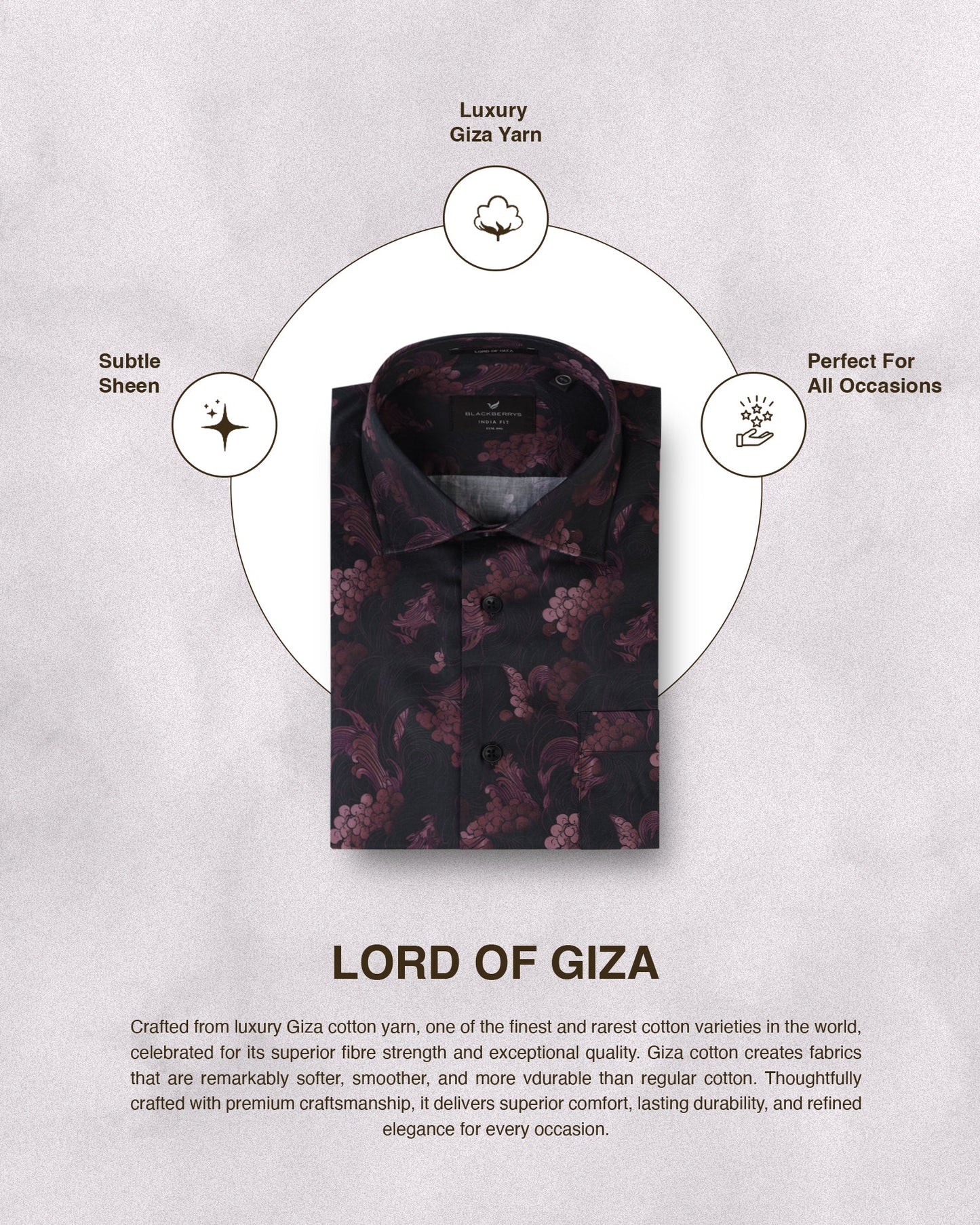 Cherry Lacquer Printed Shirt - Pavel