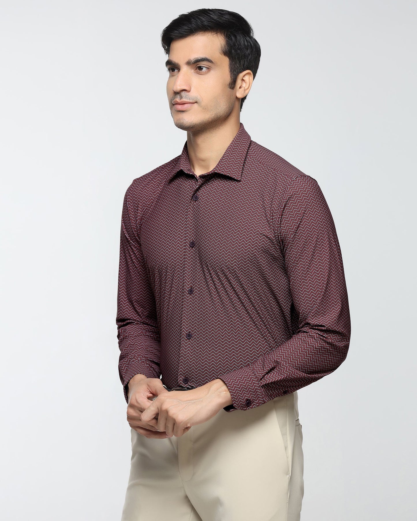 Cherry Lacquer TechPro Printed Shirt - Galaxy