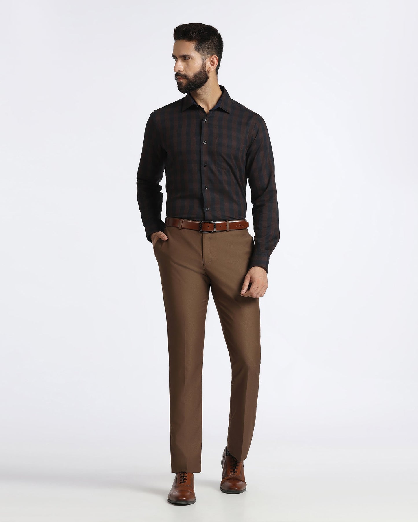 Chocolate Sauce Check Shirt - Reflex