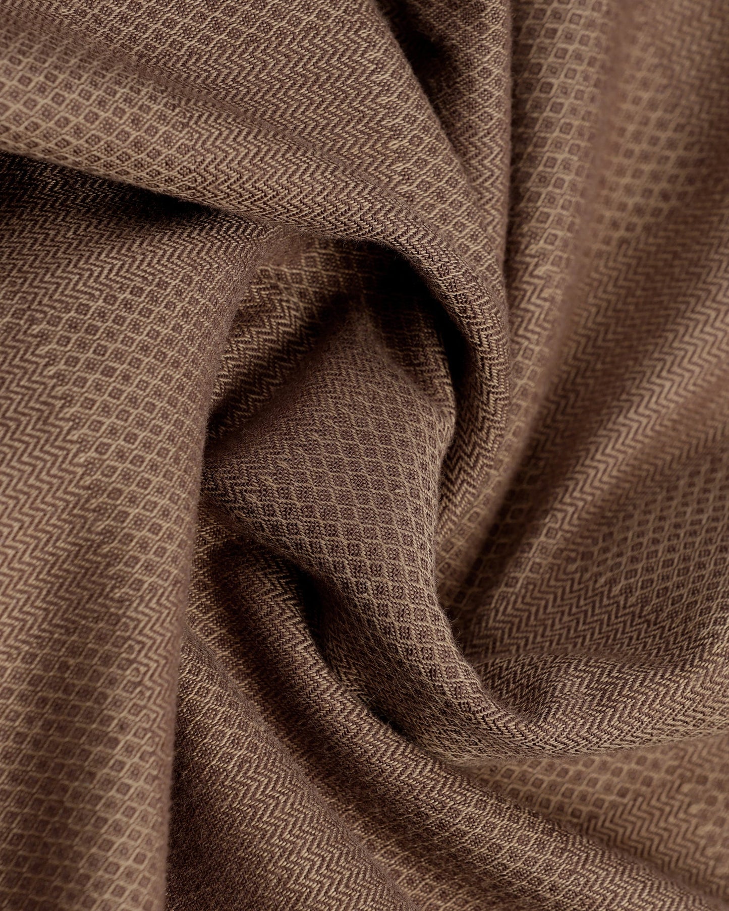 Chocolate Sauce Jacquard Shirt - Finja