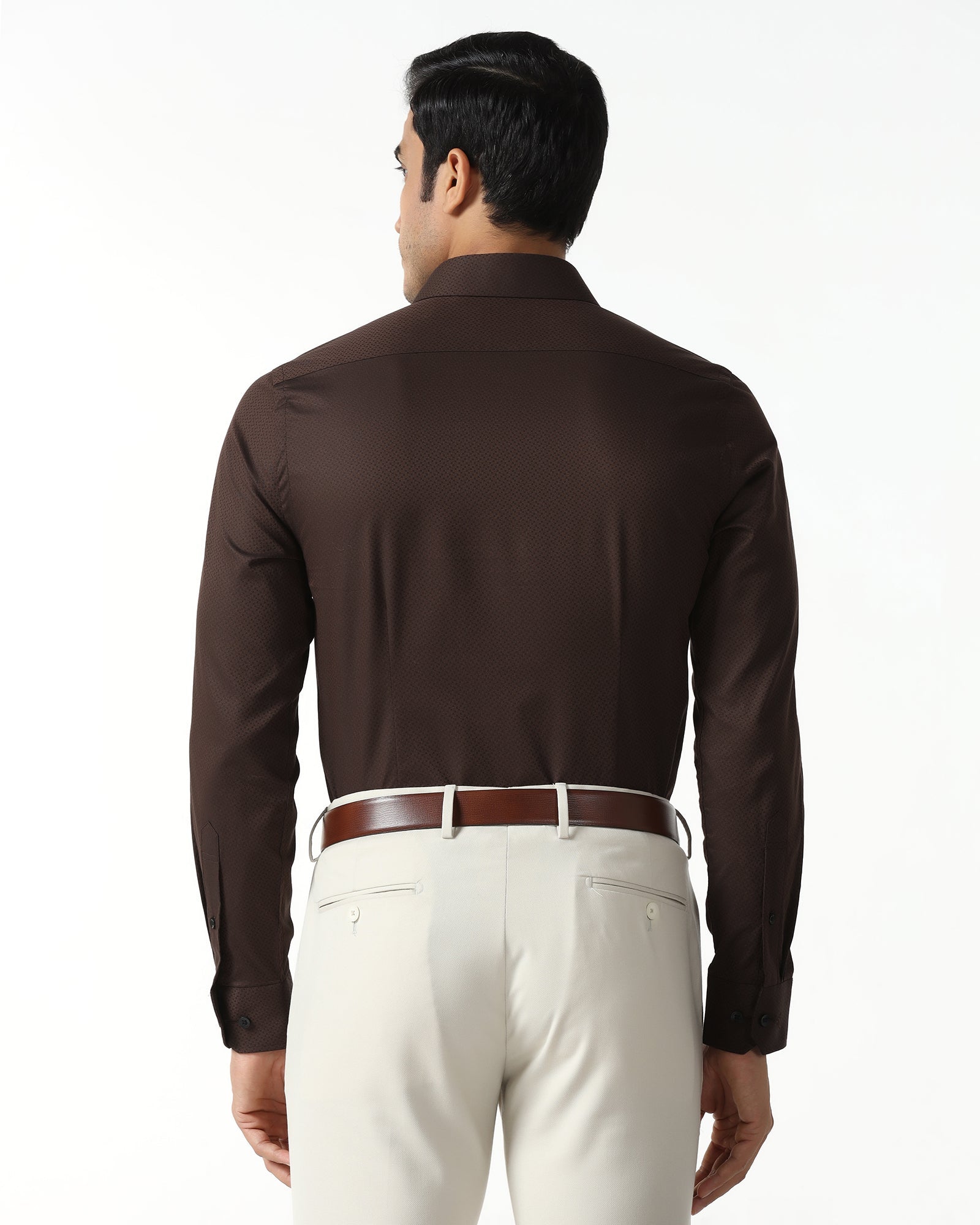Chocolate Sauce Textured Shirt - Regard