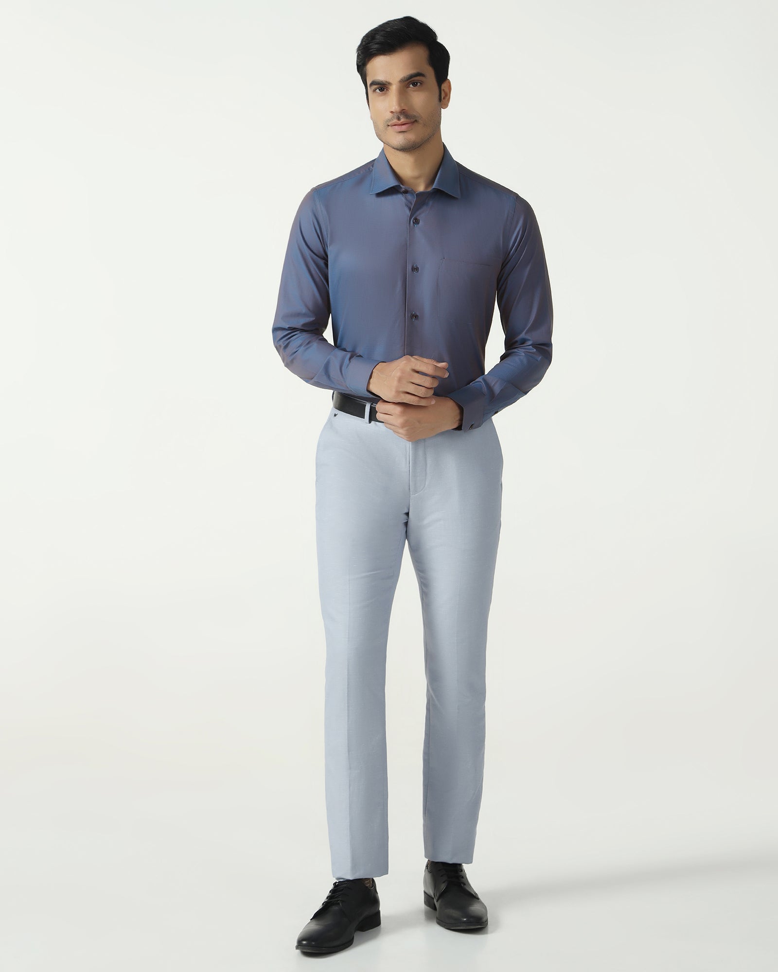 Cobalt Textured Shirt - Zander
