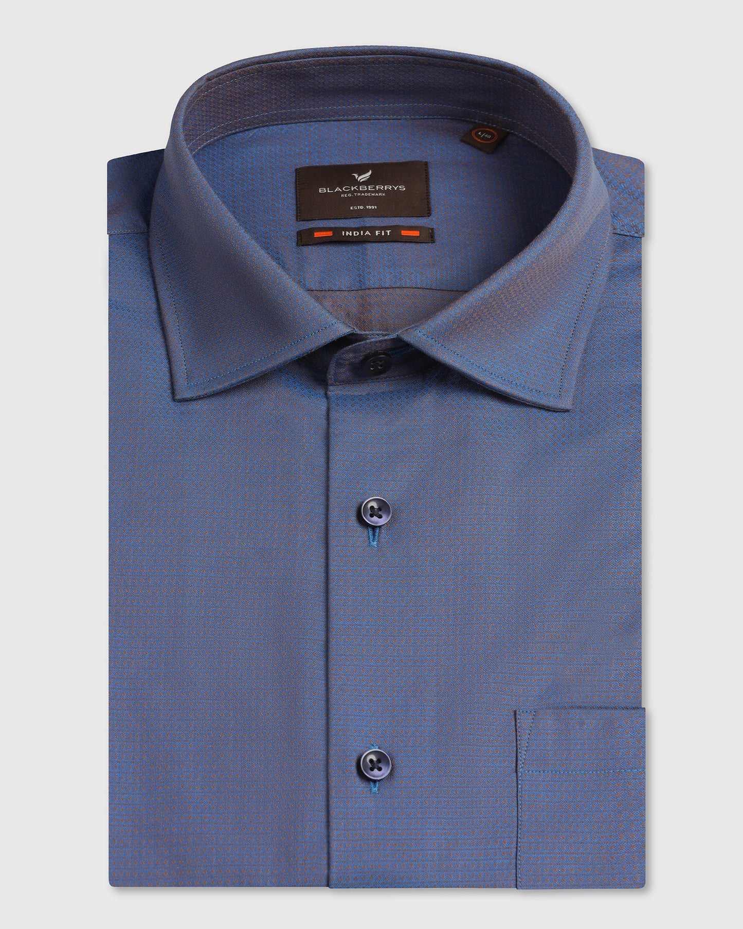Cobalt Textured Shirt - Zander