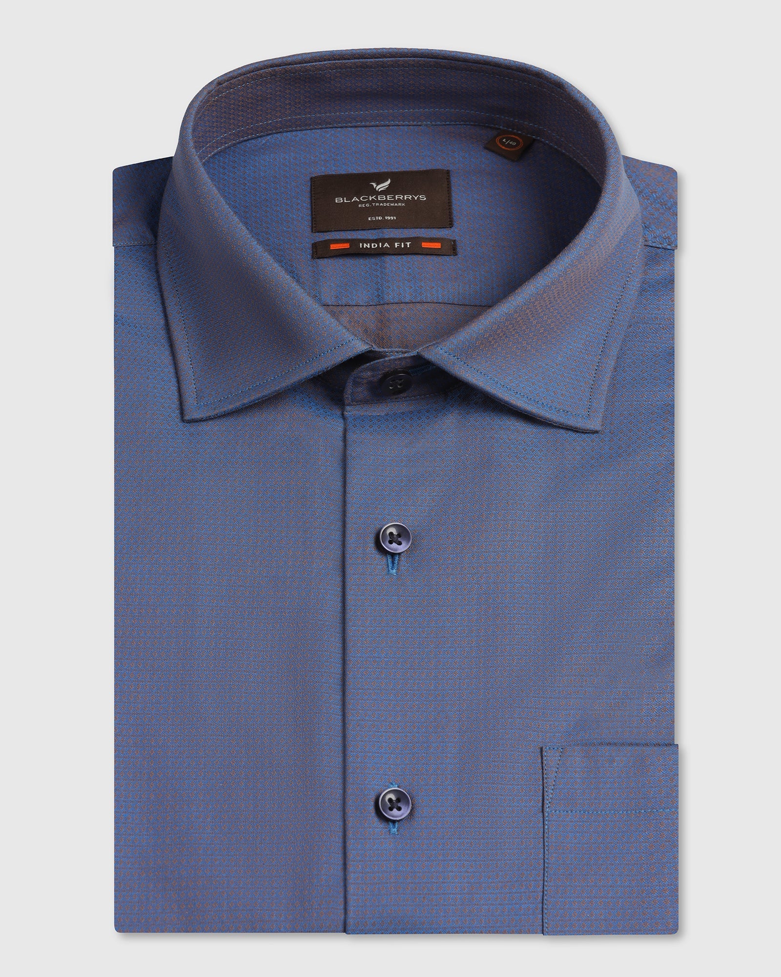 Cobalt Textured Shirt - Zander
