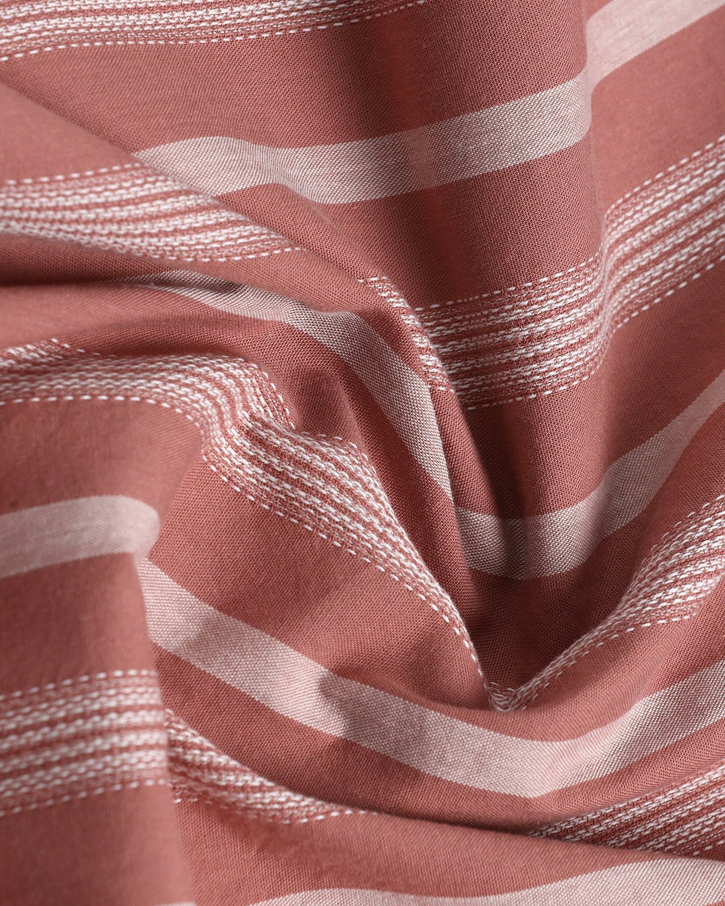 Coral Half Sleeve Stripe Shirt - Mantus