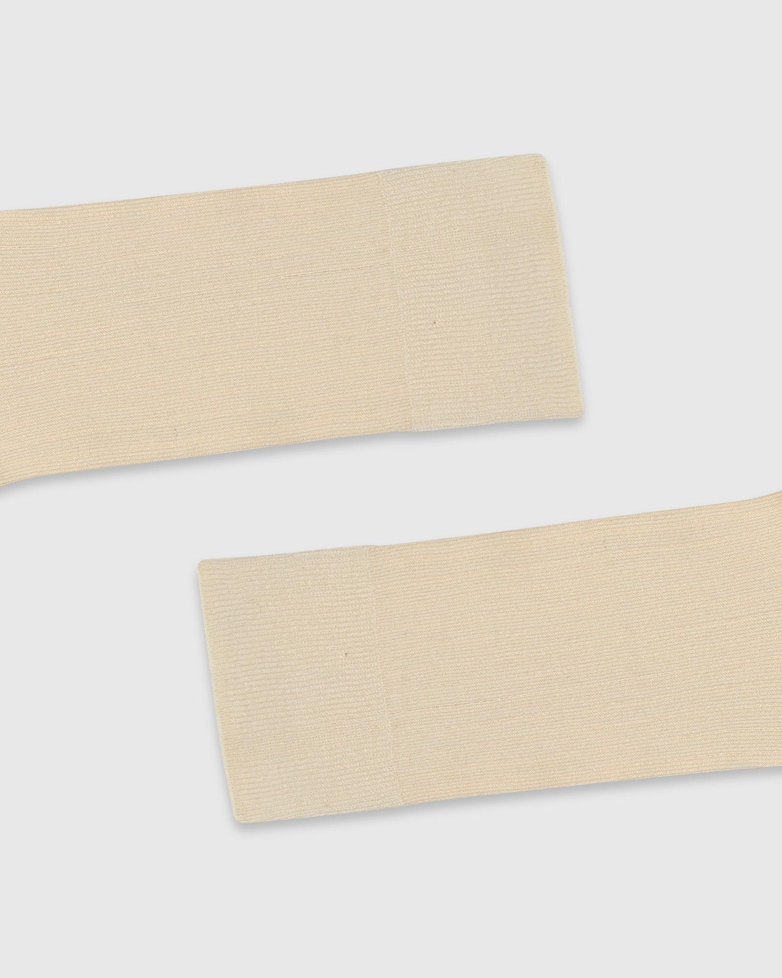 Cotton Beige Knitted Socks - Thai