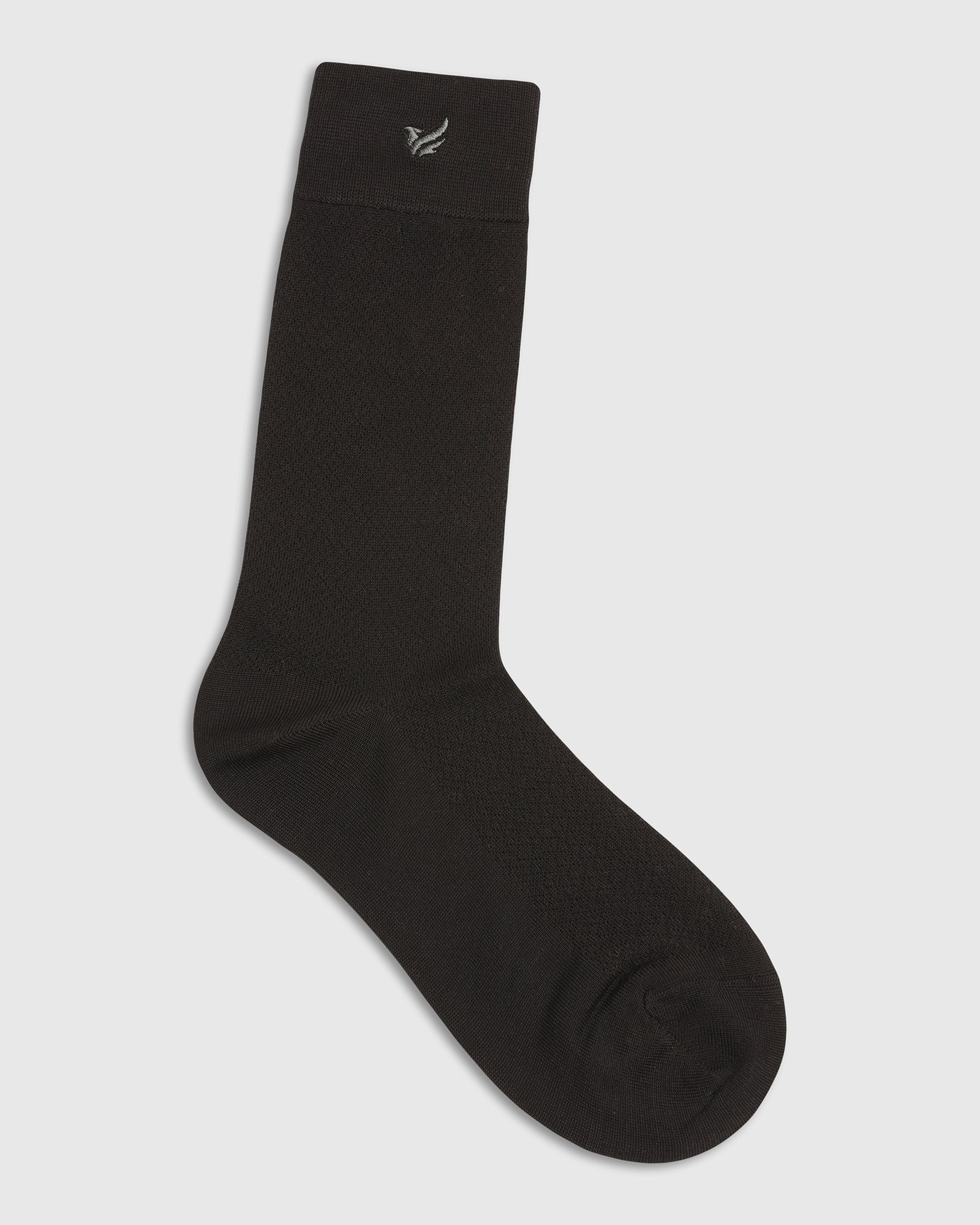 Cotton Black Knitted Socks - Varil