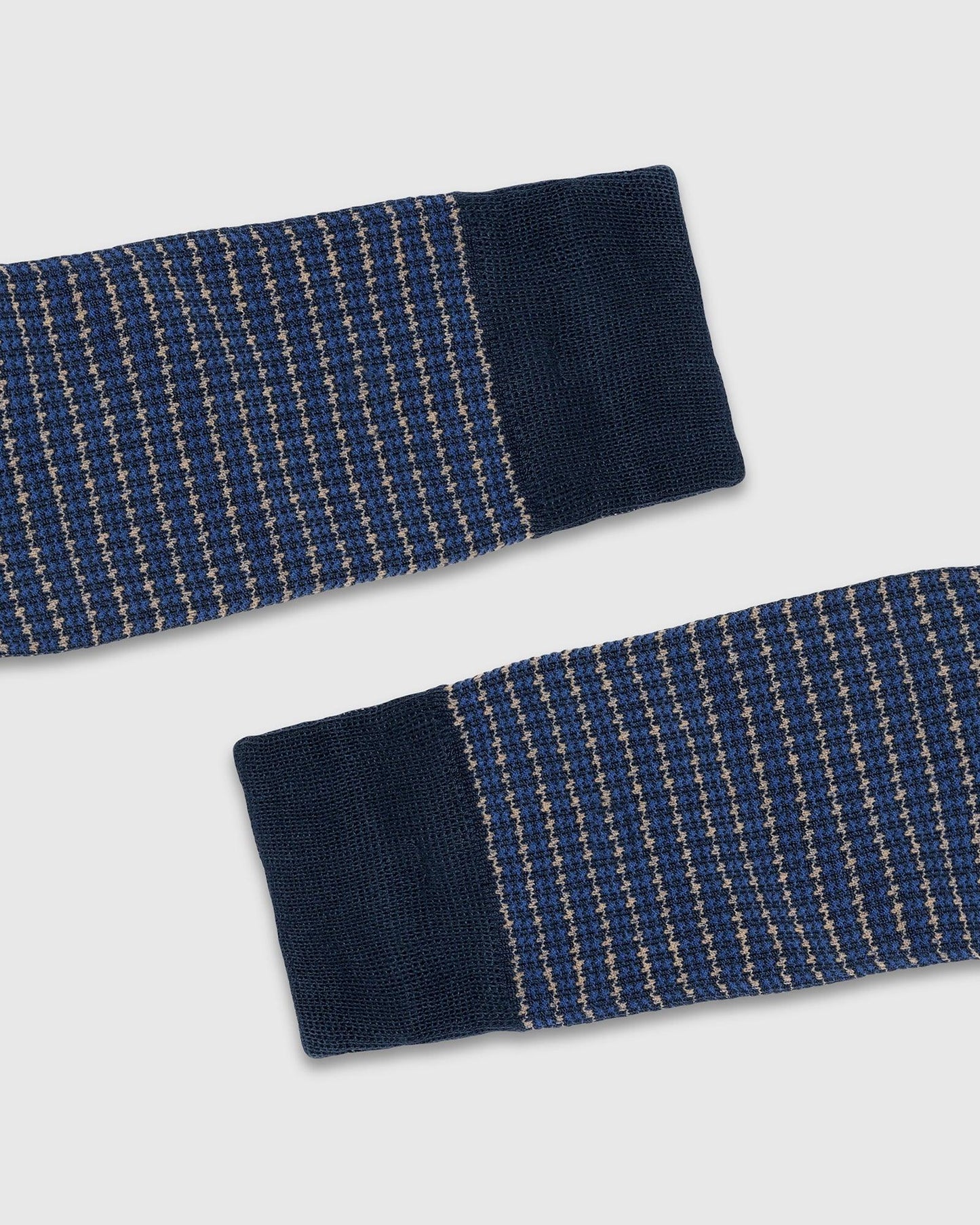 Cotton Galactic Blue Knitted Socks - Tauro