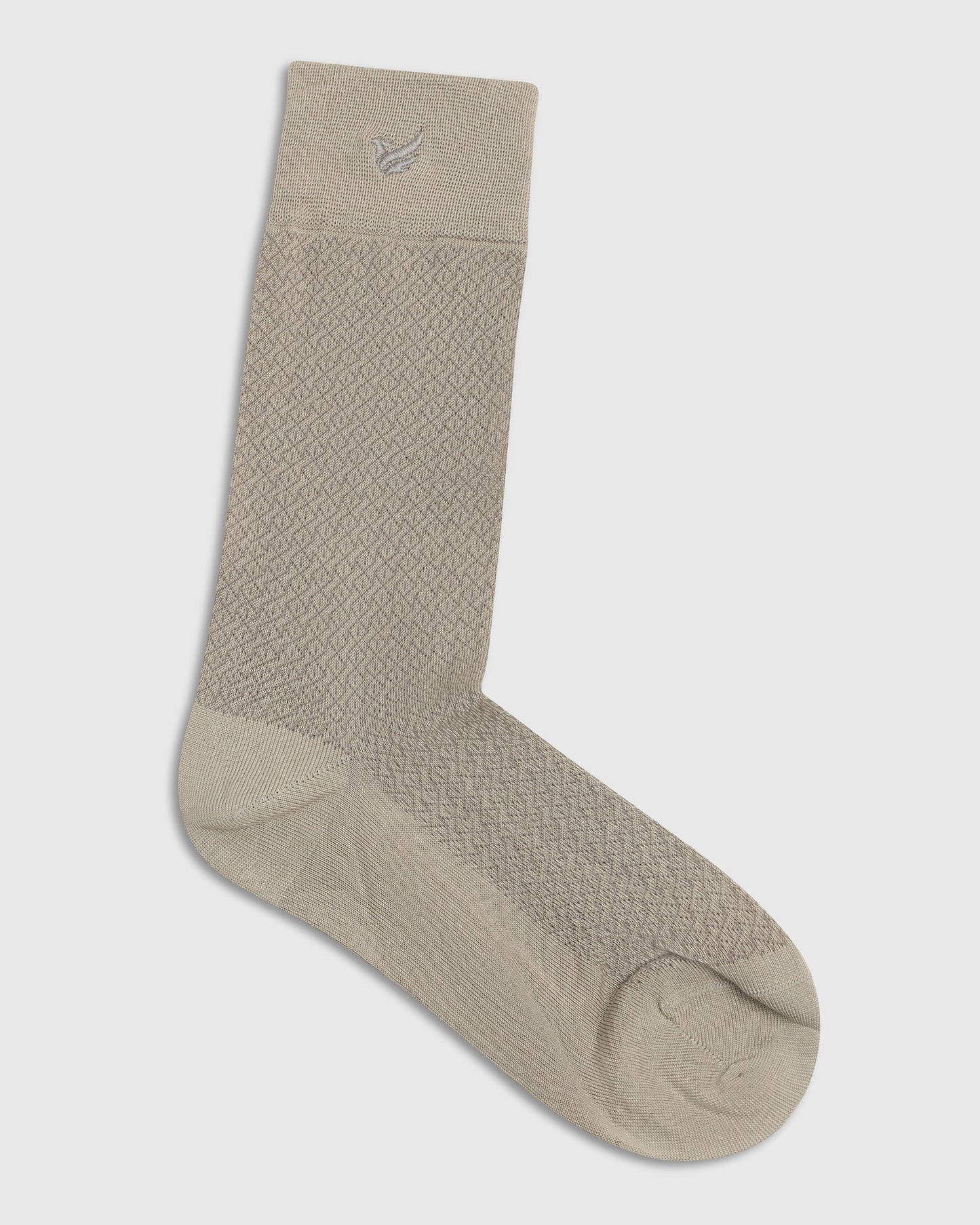 Cotton Grey Knitted Socks - Varil