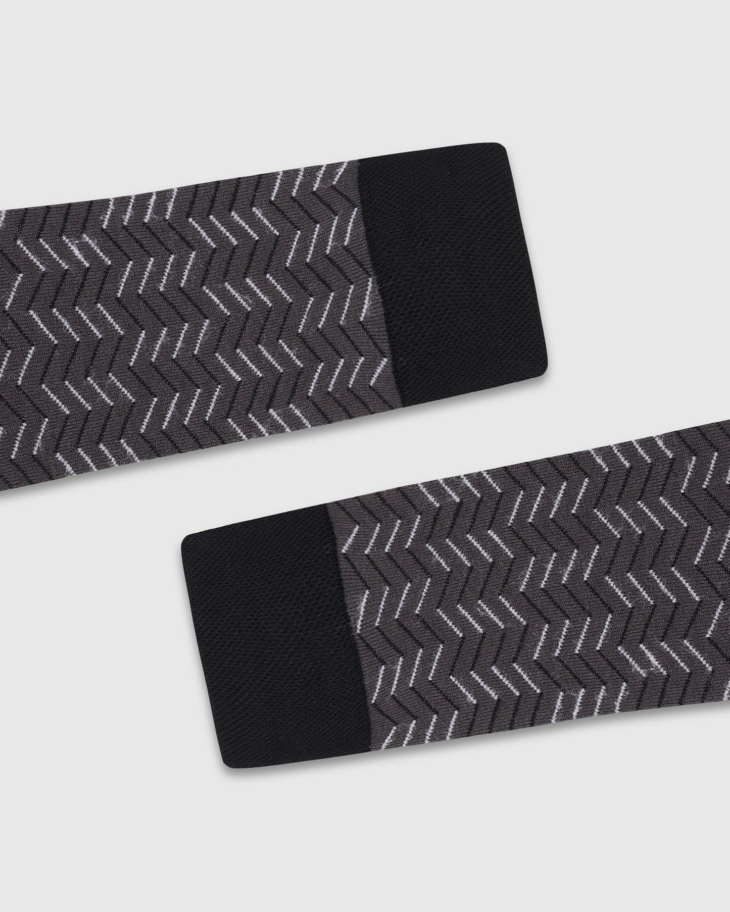 Cotton Grey Knitted Socks - Varya