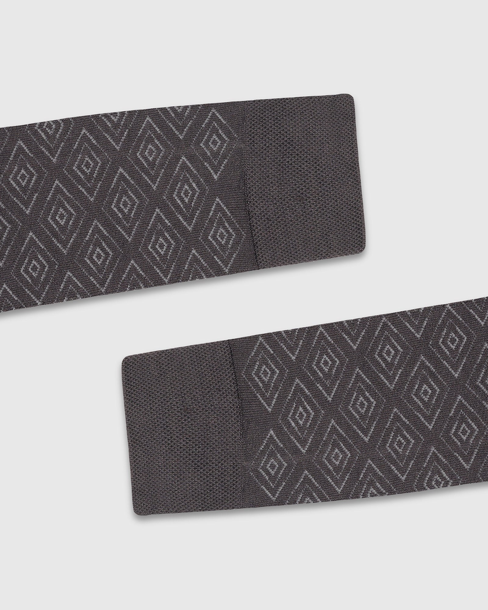 Cotton Grey Knitted Socks - Valta
