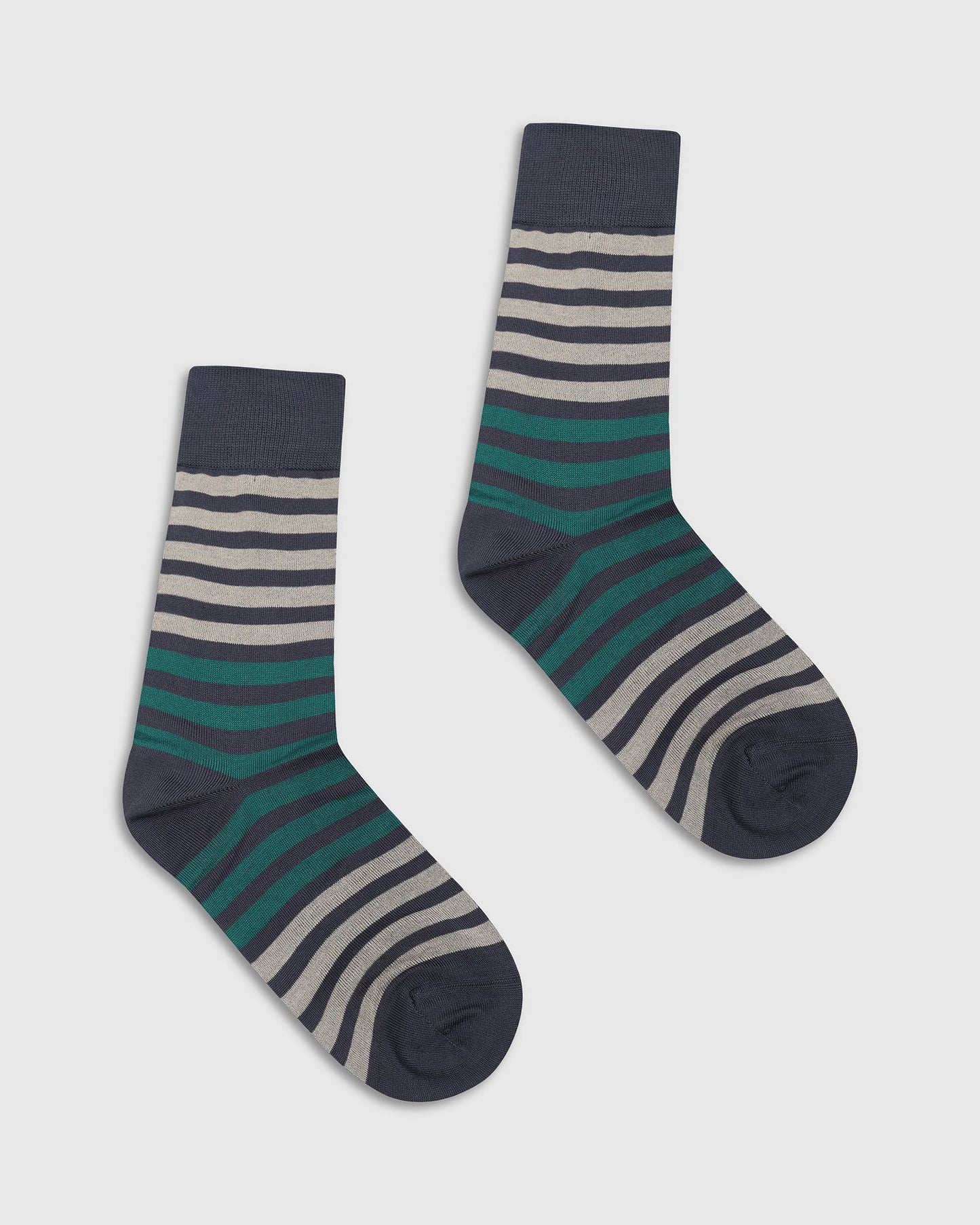 Cotton Grey Knitted Socks - Vock