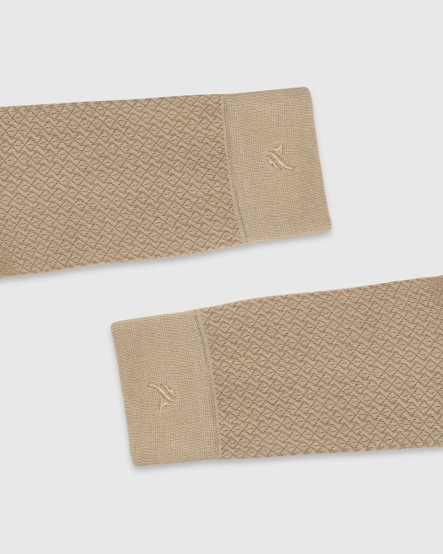 Cotton Khaki Knitted Socks - Varil