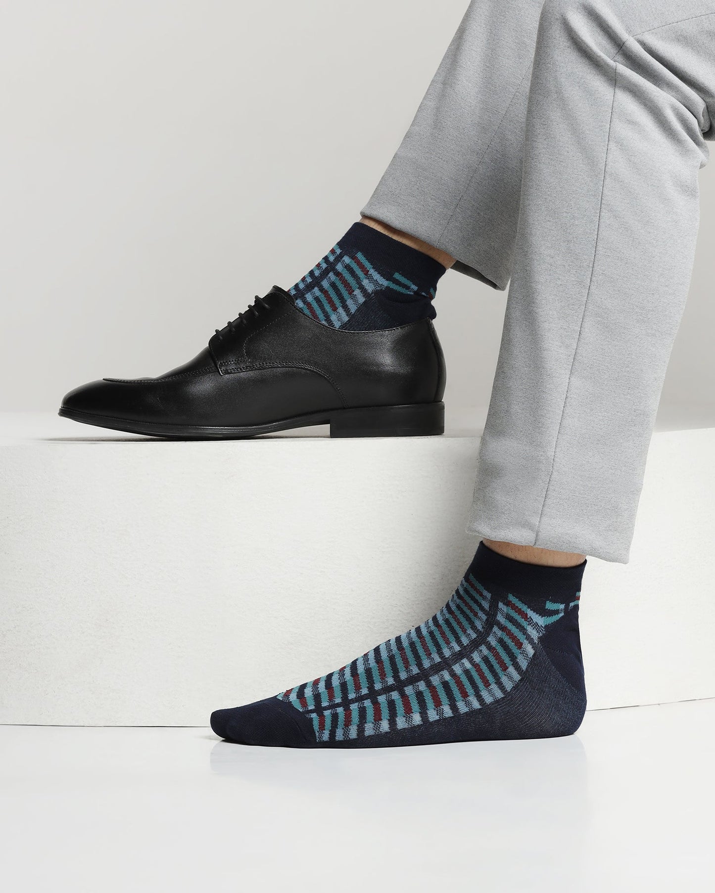 Cotton Multi Color Knitted Socks - Araca