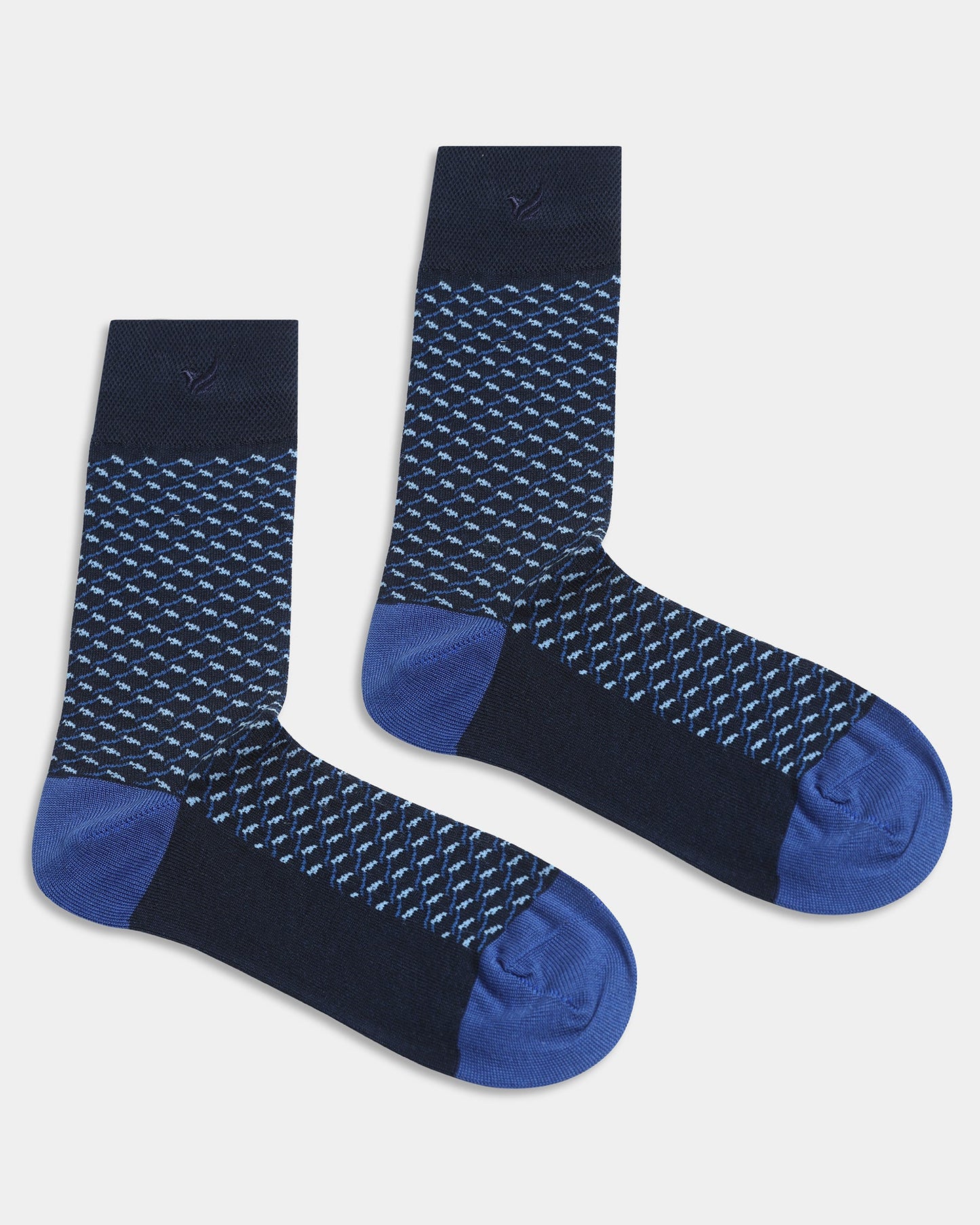 Cotton Multi Color Knitted Socks - Arctic