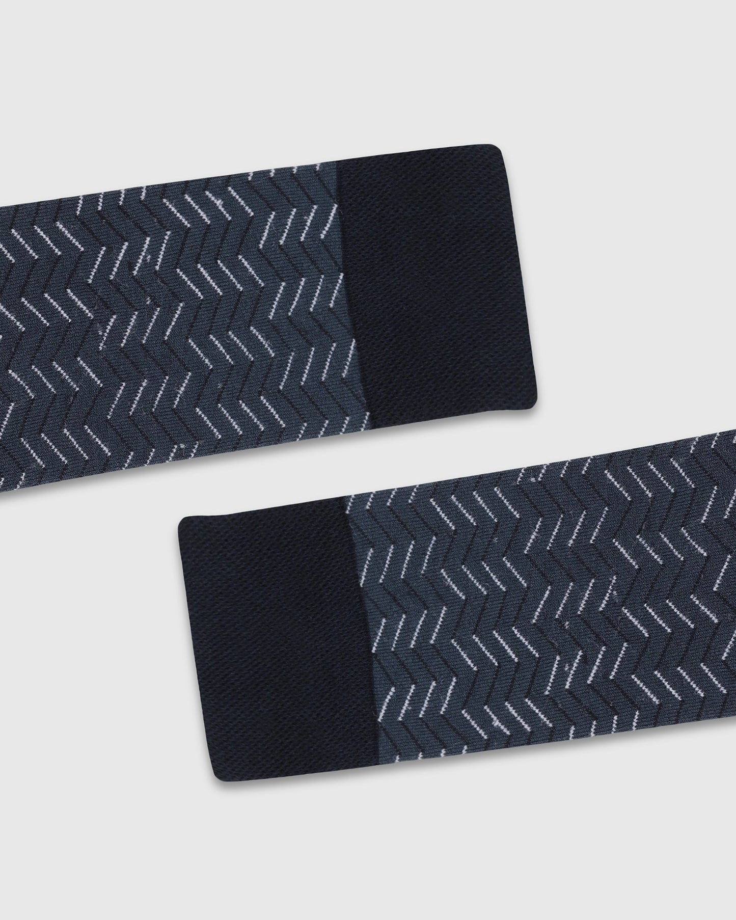 Cotton Navy Knitted Socks - Varya