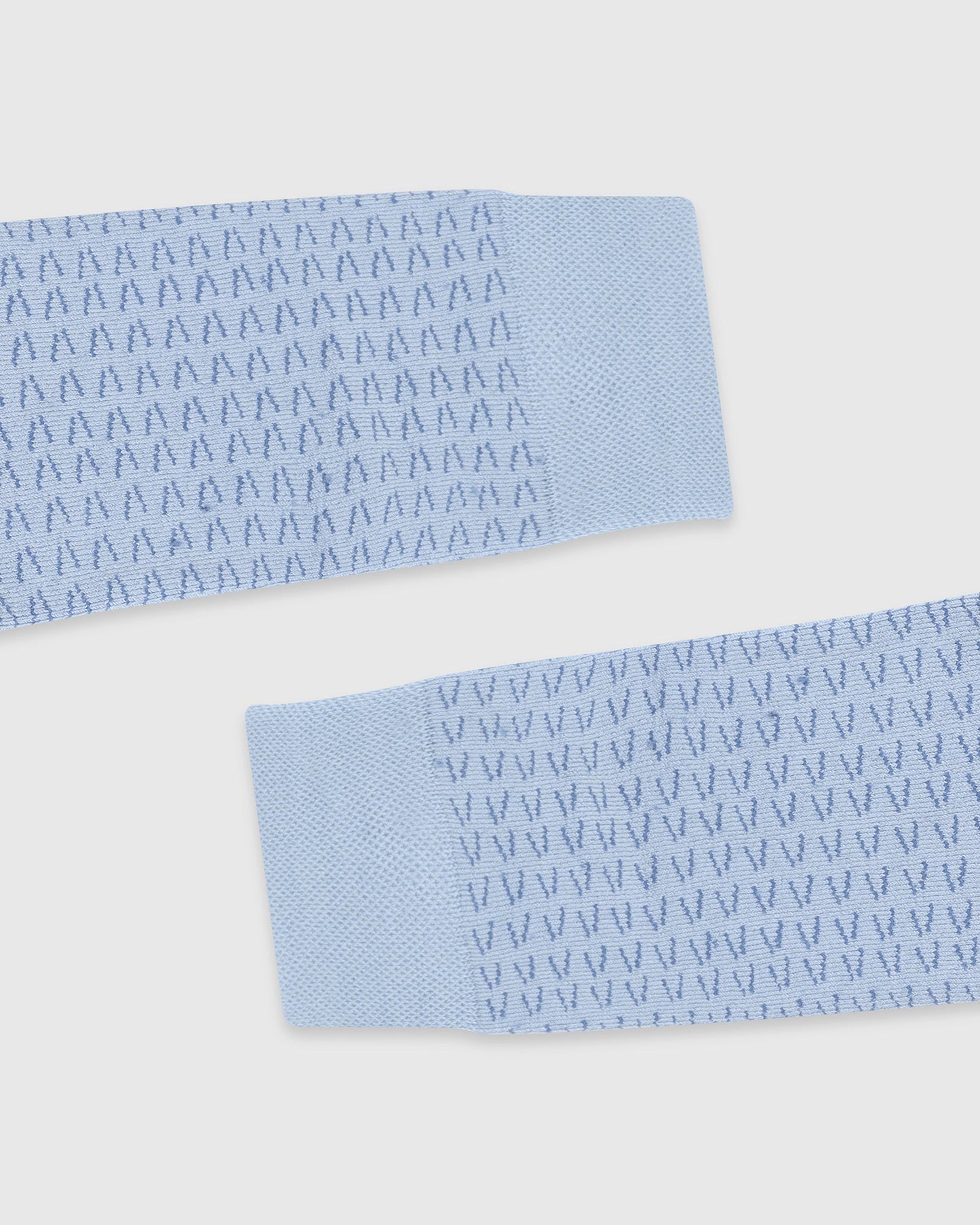 Cotton Sky Blue Knitted Socks - Vaca