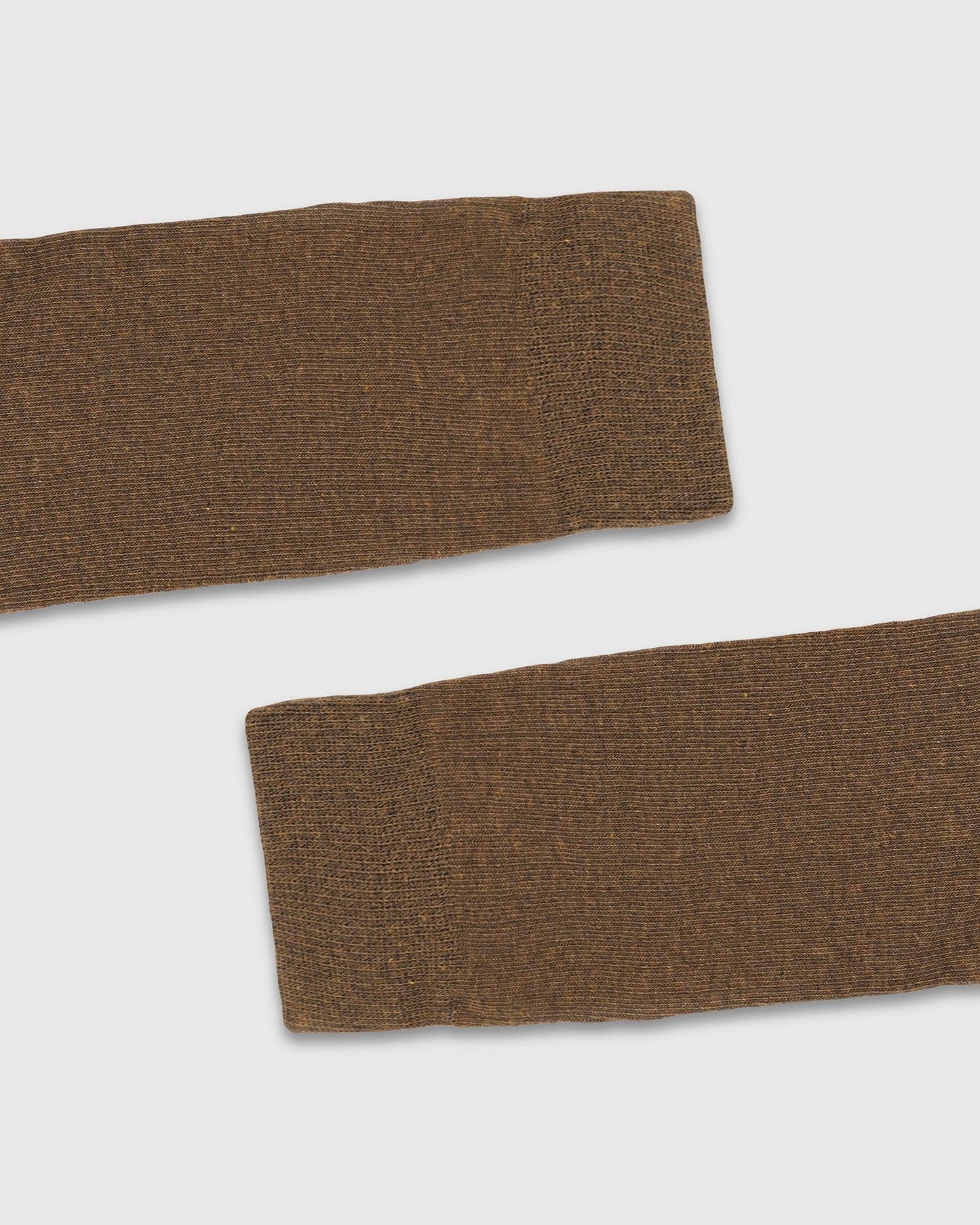 Cotton Tobacco Brown Knitted Socks - Turkey