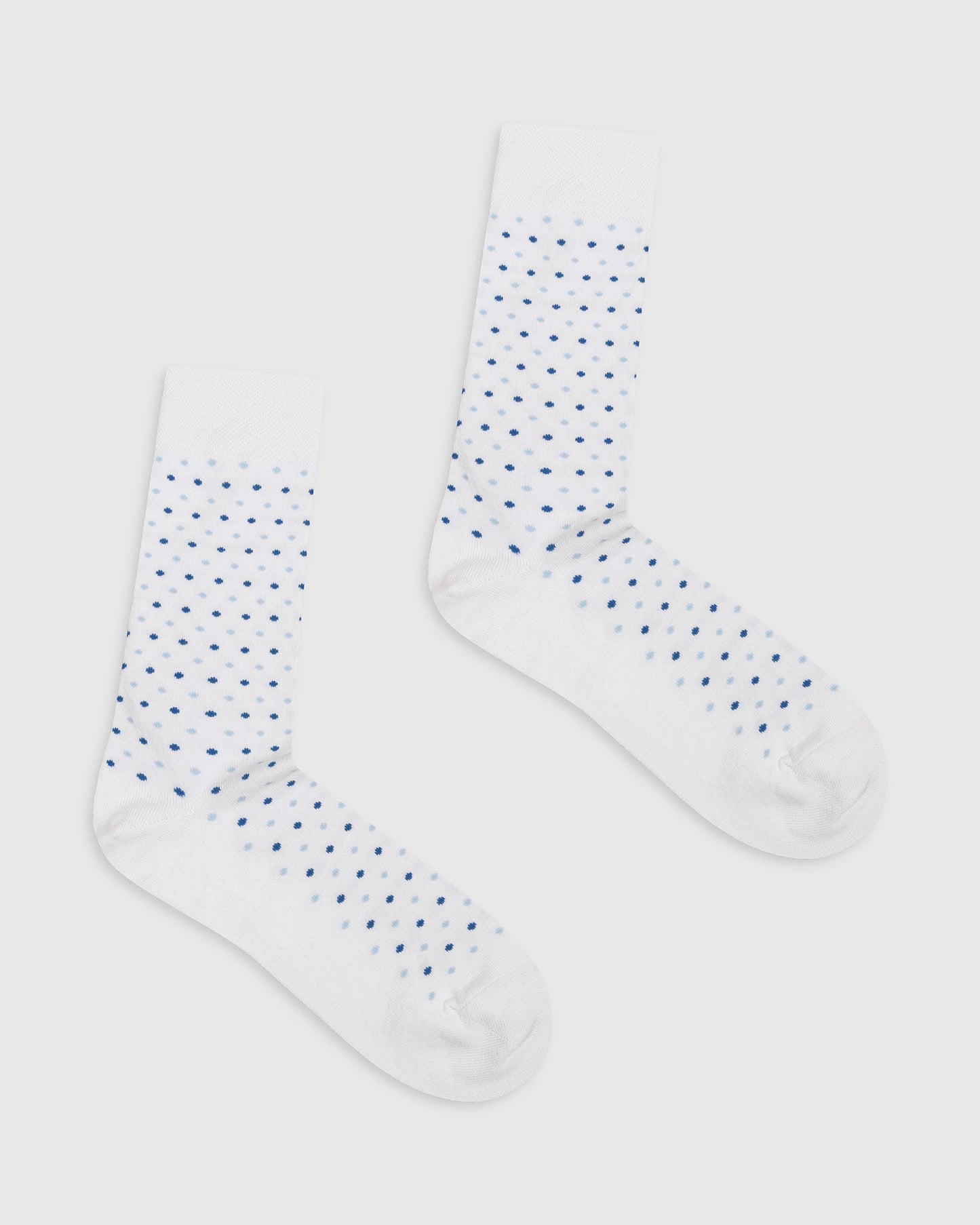 Cotton White Knitted Socks - Vika