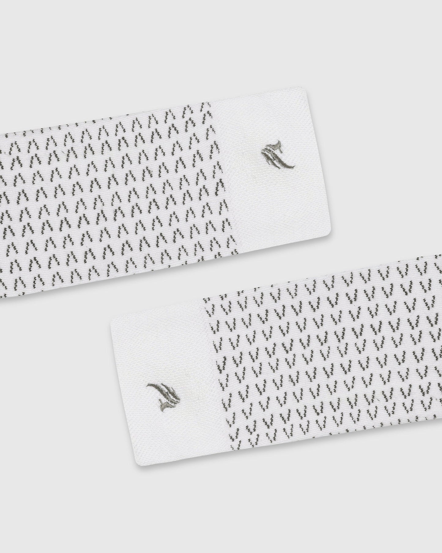 Cotton White Knitted Socks - Vaca