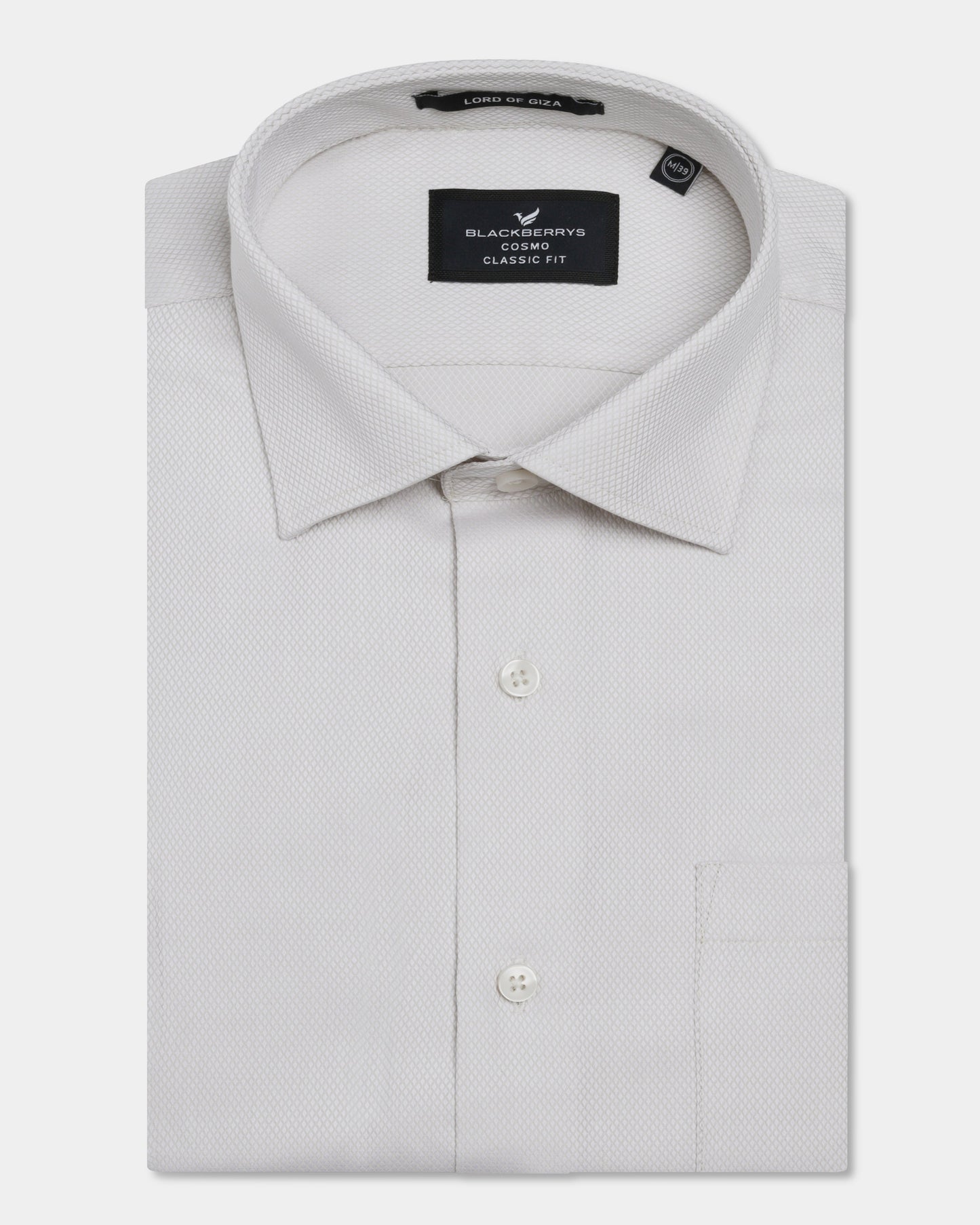 Cream Textured Shirt - Quinn