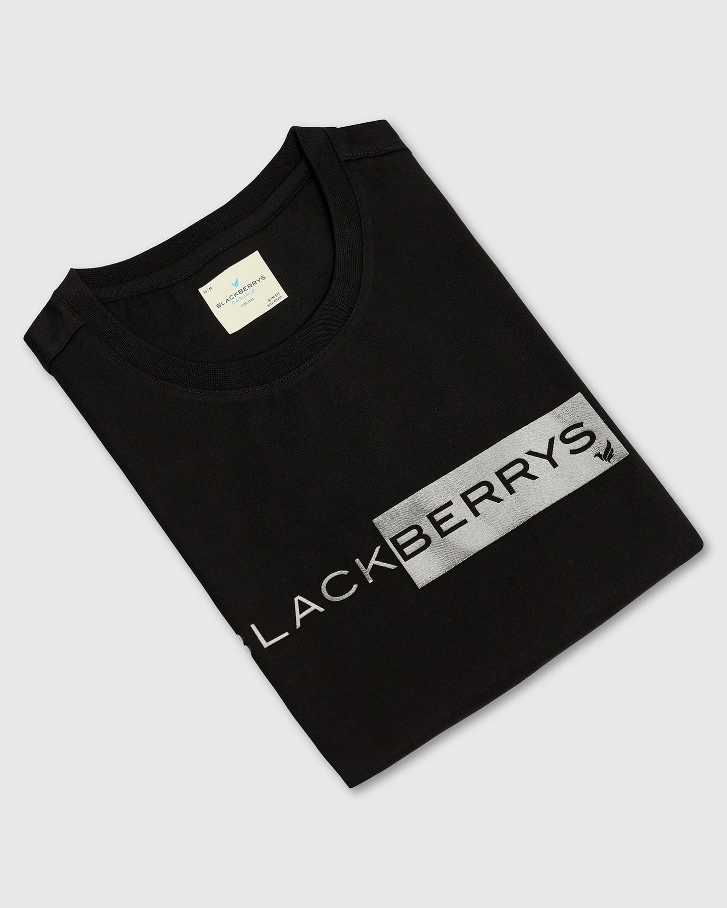 Crew Neck Black Printed T-Shirt - Zedd