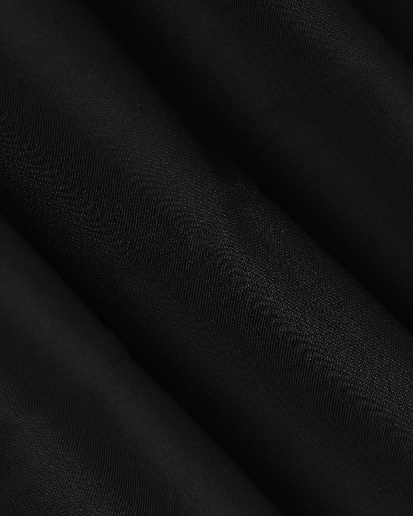 Straight B-90 Formal Black Solid Trouser - Musk