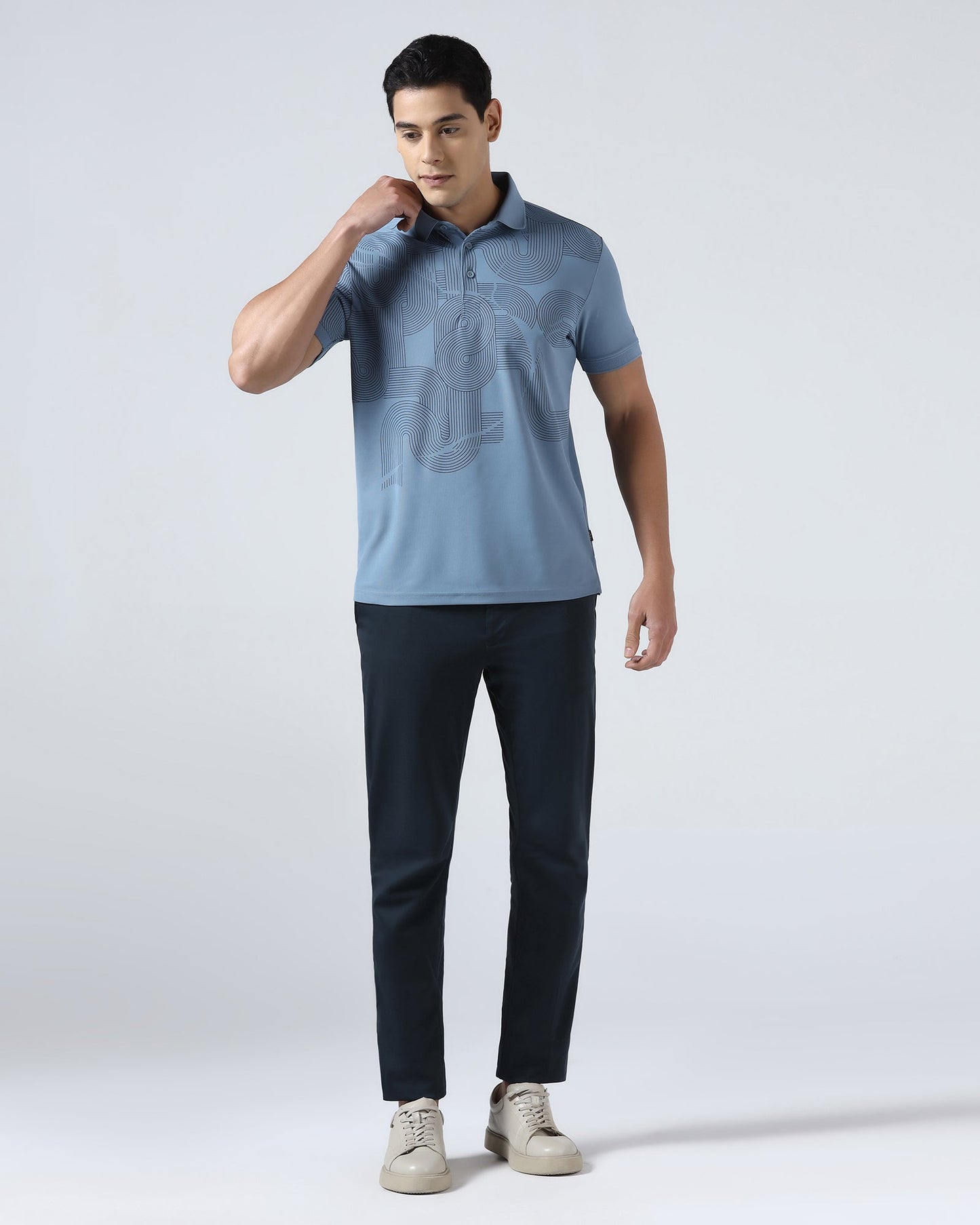 Dark Blue TechPro Solid Trouser - Explorer