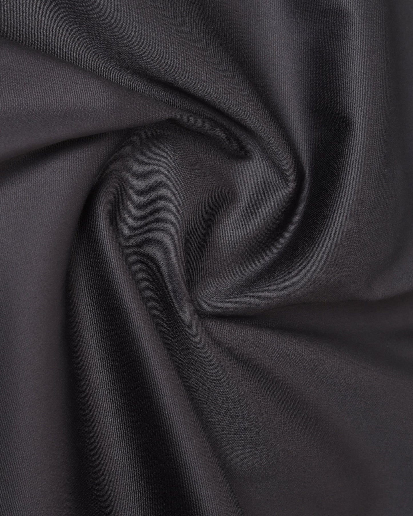 Dark Grey Unwrinkle Solid Shirt - Sylvia