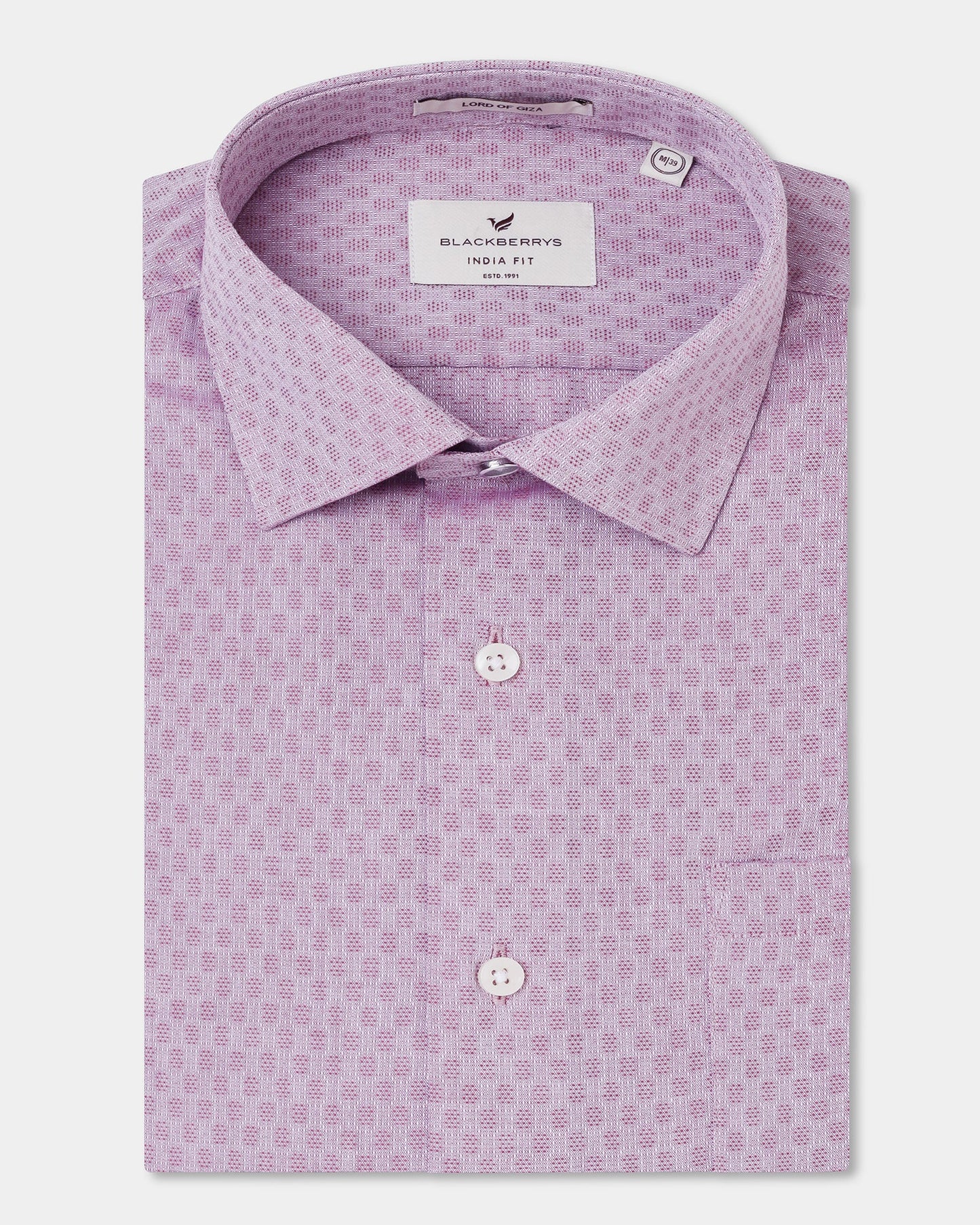 Dusty Pink Textured Shirt - Seon