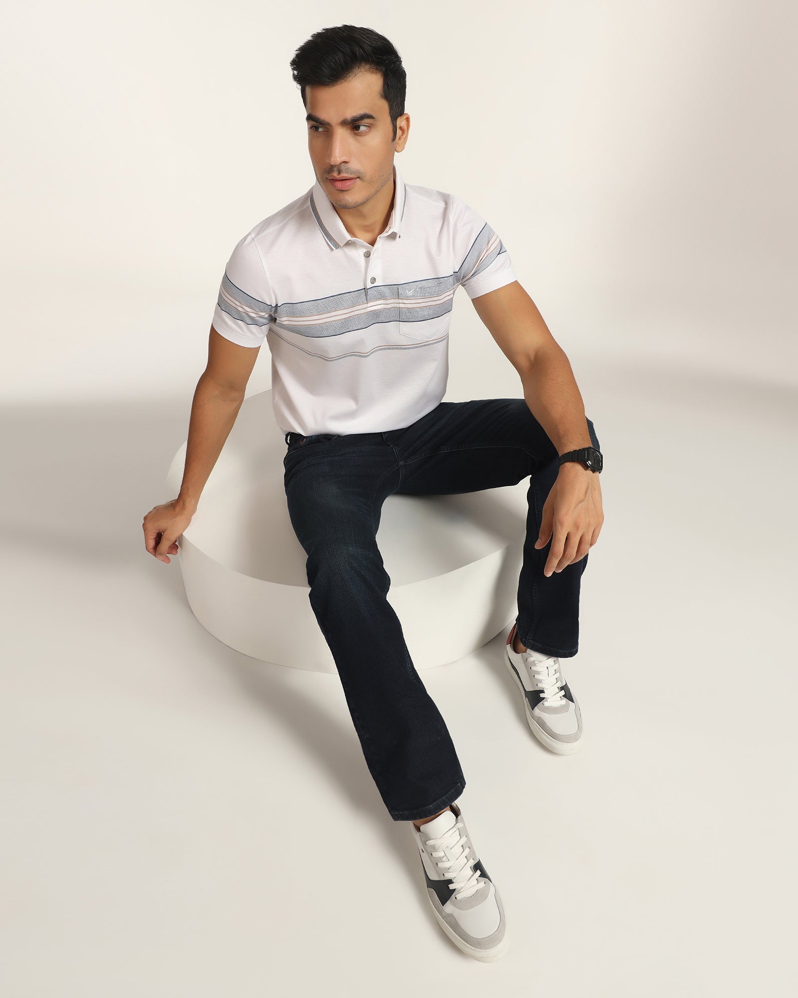 Super Clean Straight Comfort Duke Fit Indigo Jeans - Einar