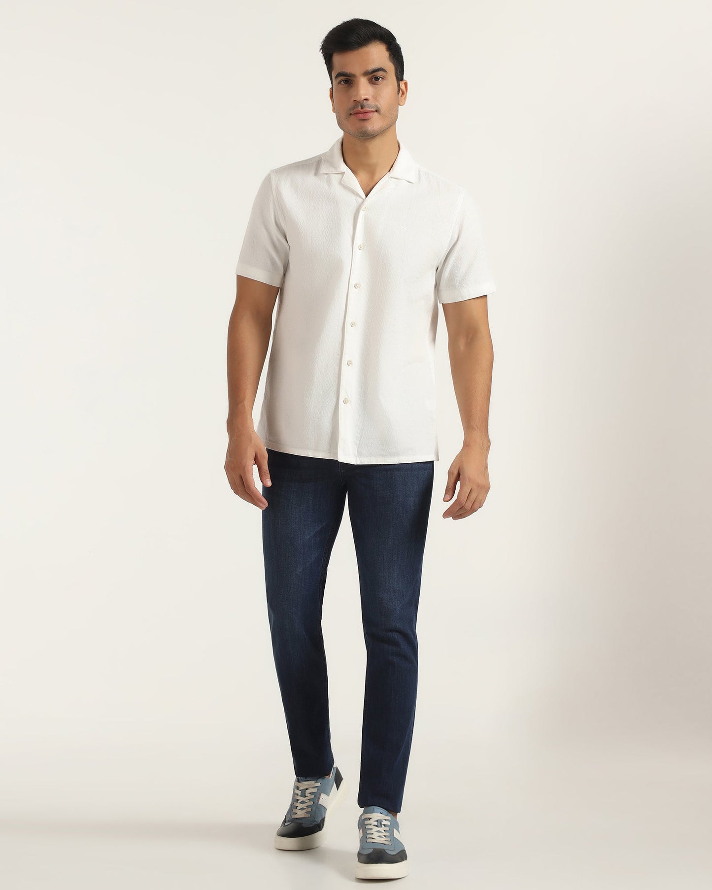 Super Clean Slim Yonk Fit Indigo Jeans - Cemil