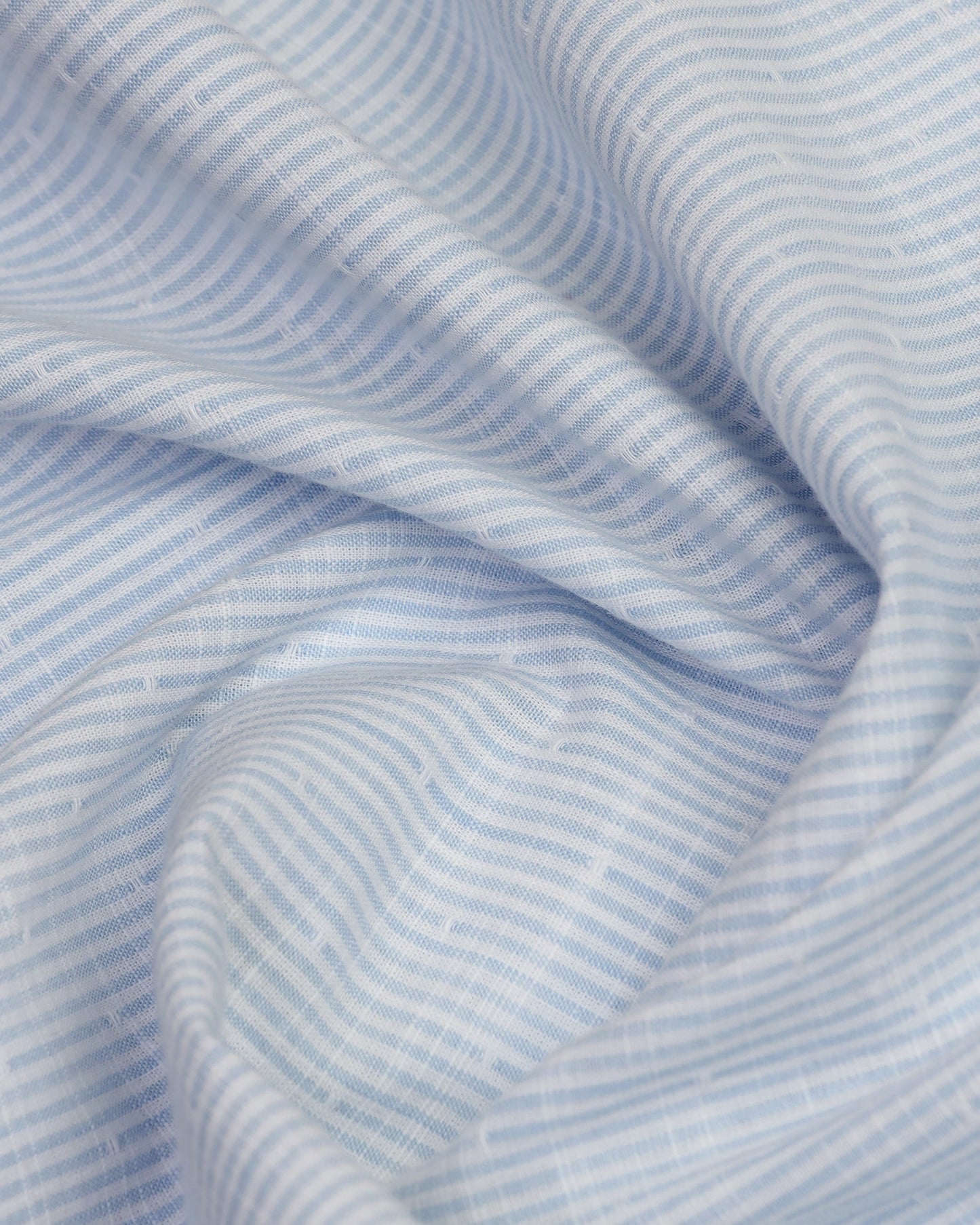 Casual Half Sleeve Blue Stripe Shirt - Marven
