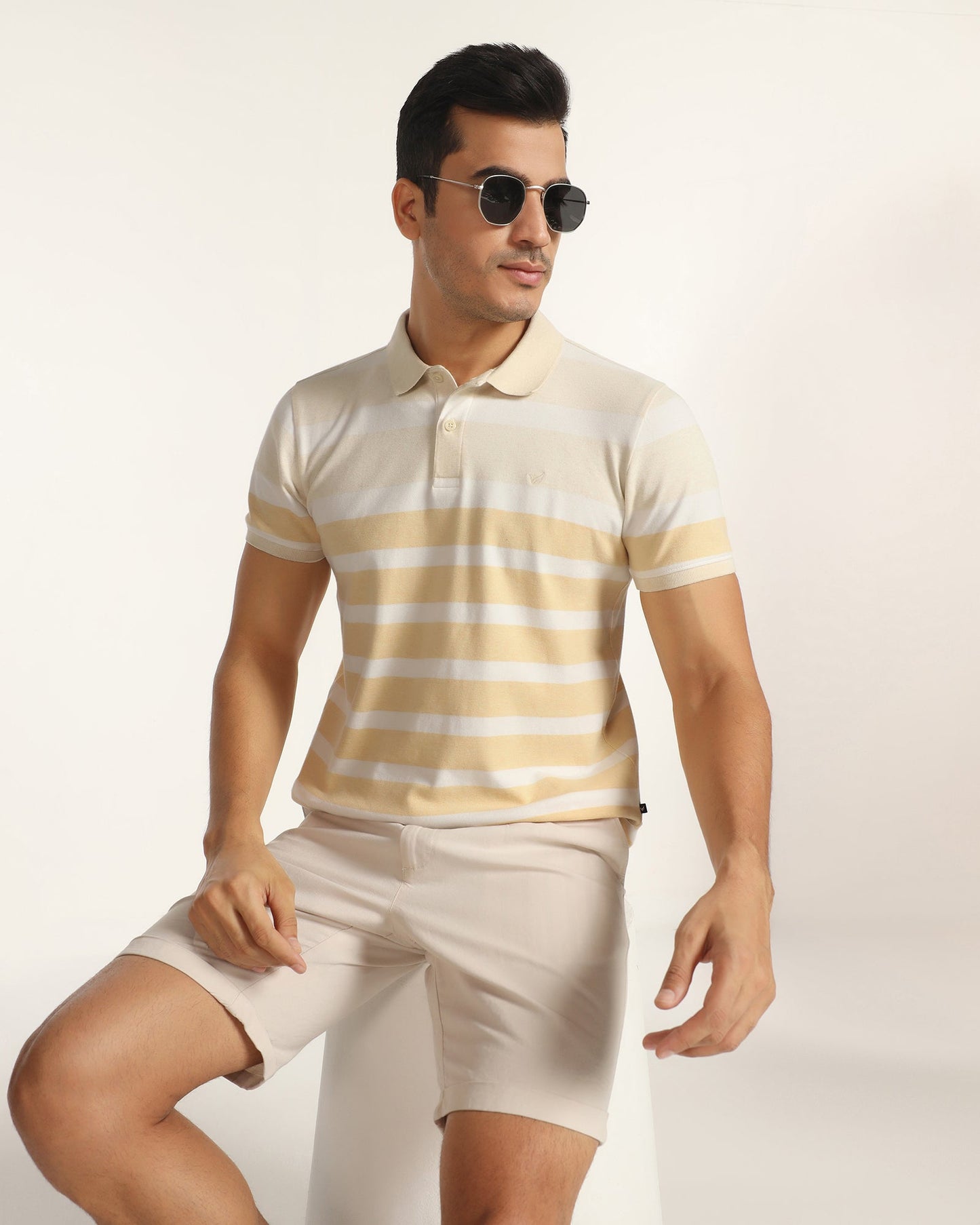 Polo Yellow Stripe T-Shirt - Scorpius