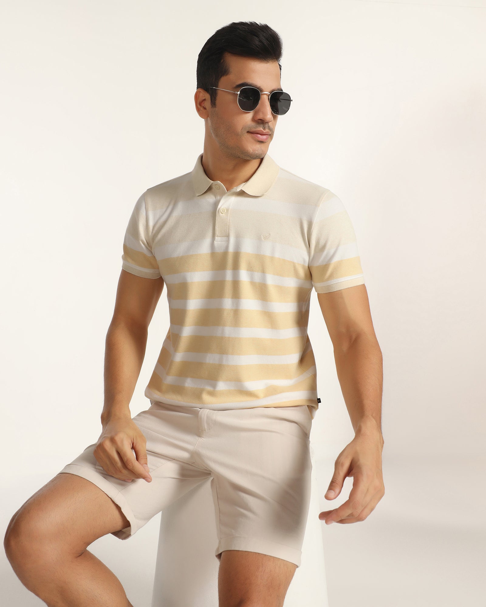 Polo Yellow Stripe T-Shirt - Scorpius
