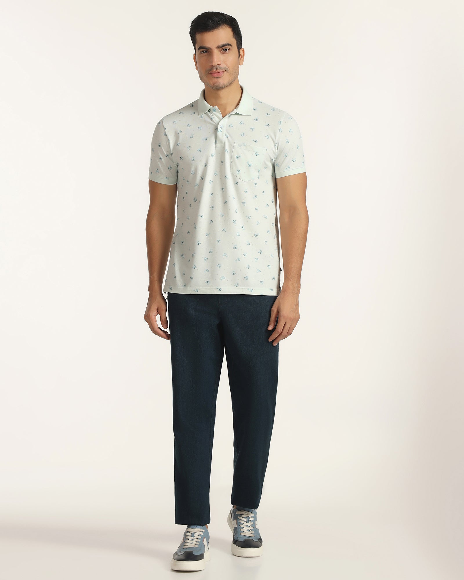 Polo Mint Printed T-Shirt - Sonic