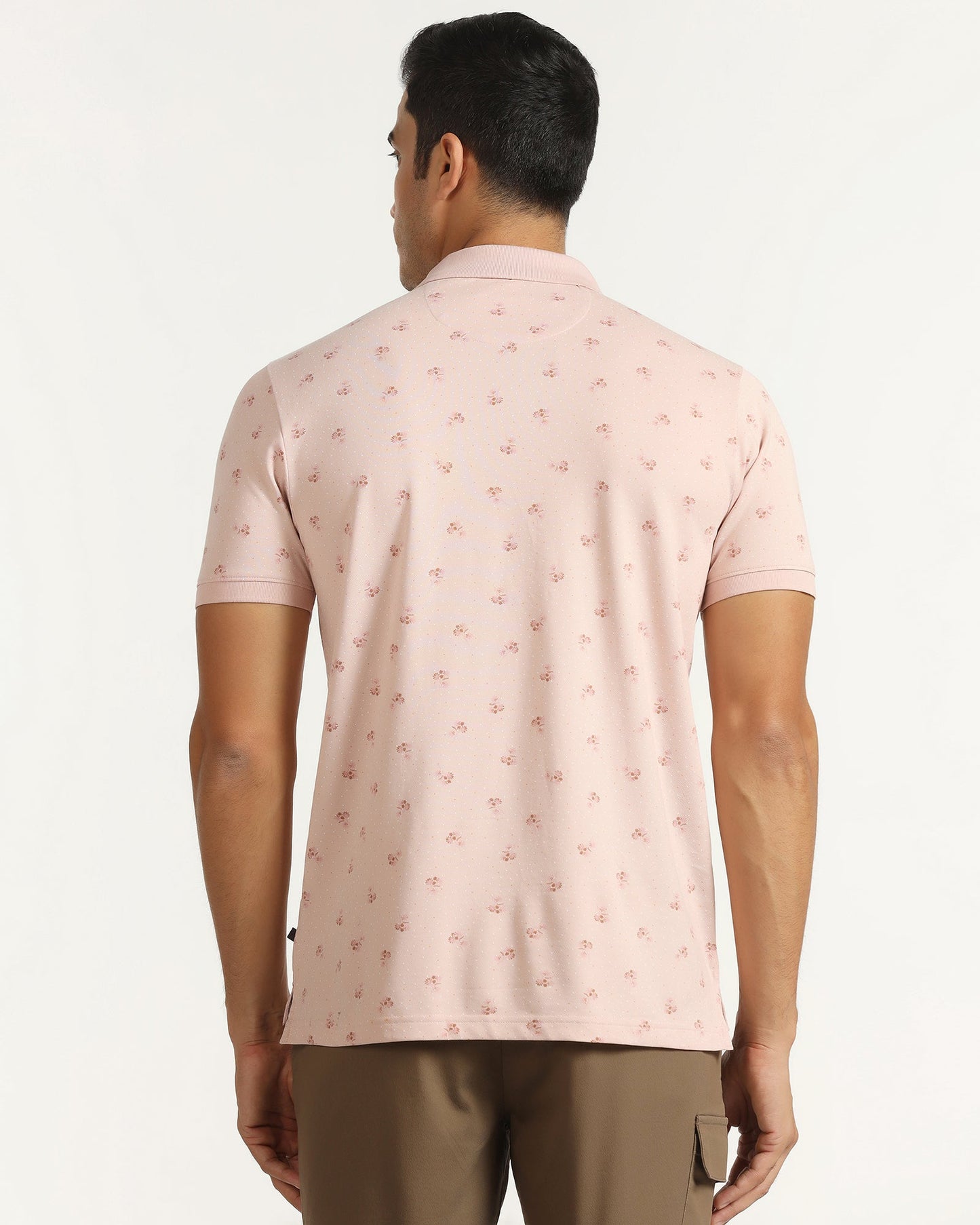 Polo Pink Printed T-Shirt - Sonic