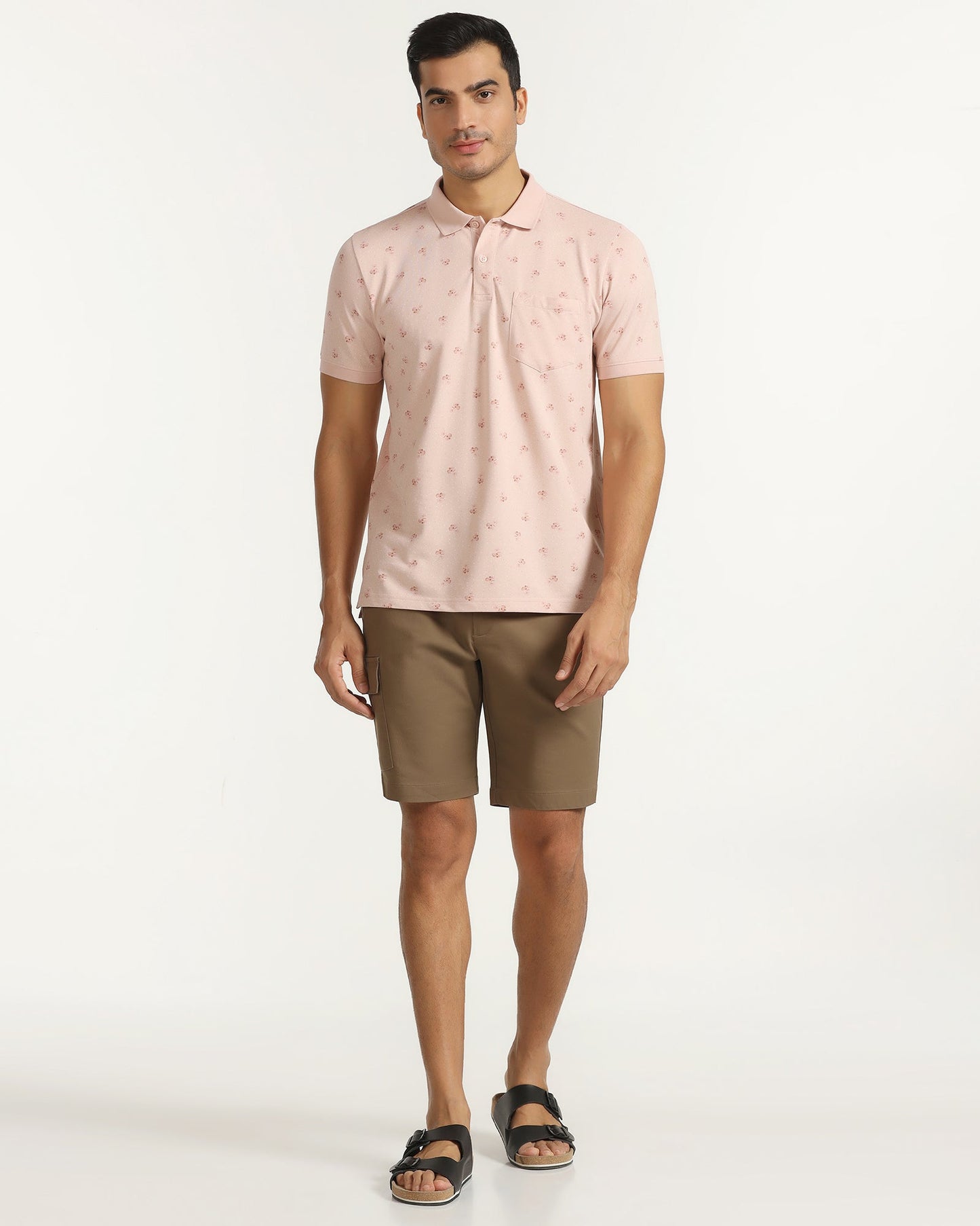 Polo Pink Printed T-Shirt - Sonic