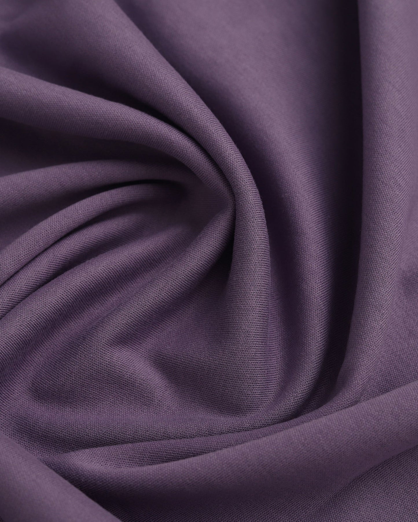 Crew Neck Purple Printed T-Shirt - Echo