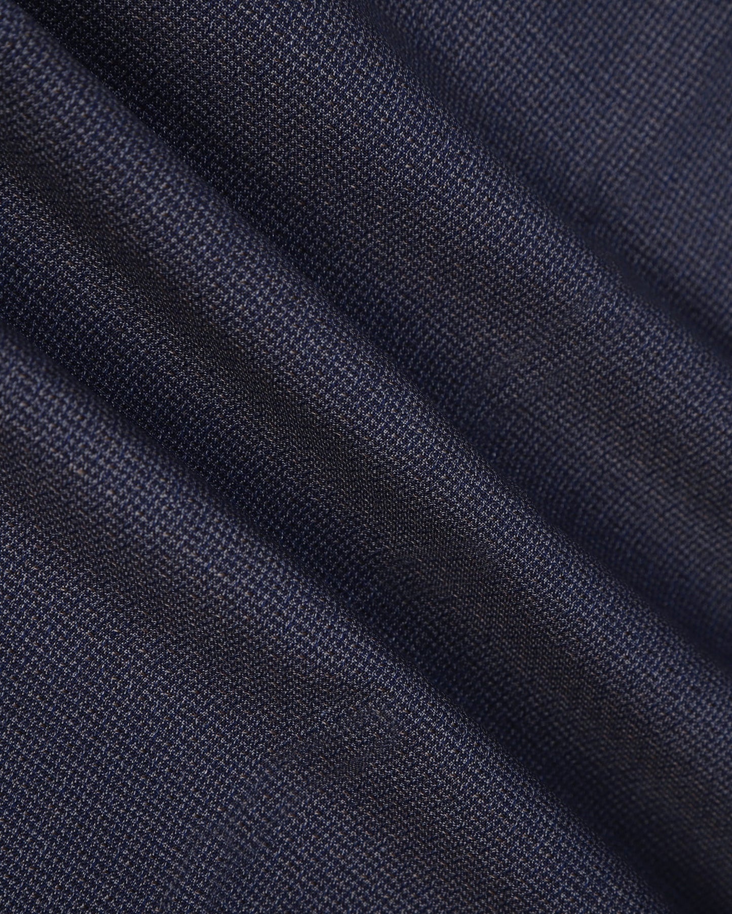 Ease Fit Formal Blue Textured Trouser - Cuba