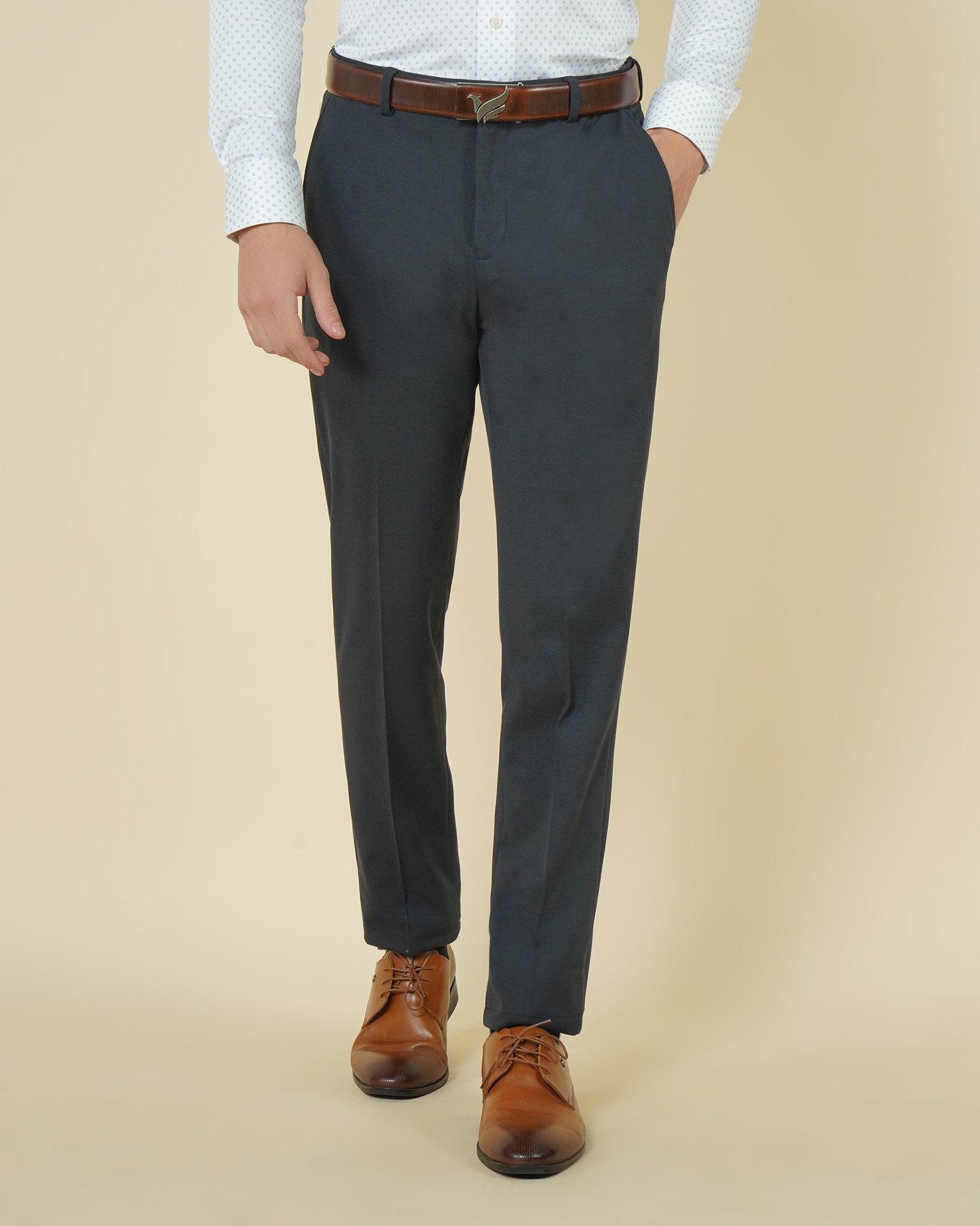 Fadal Formal Knitted Trouser In Navy (Arise Fit)