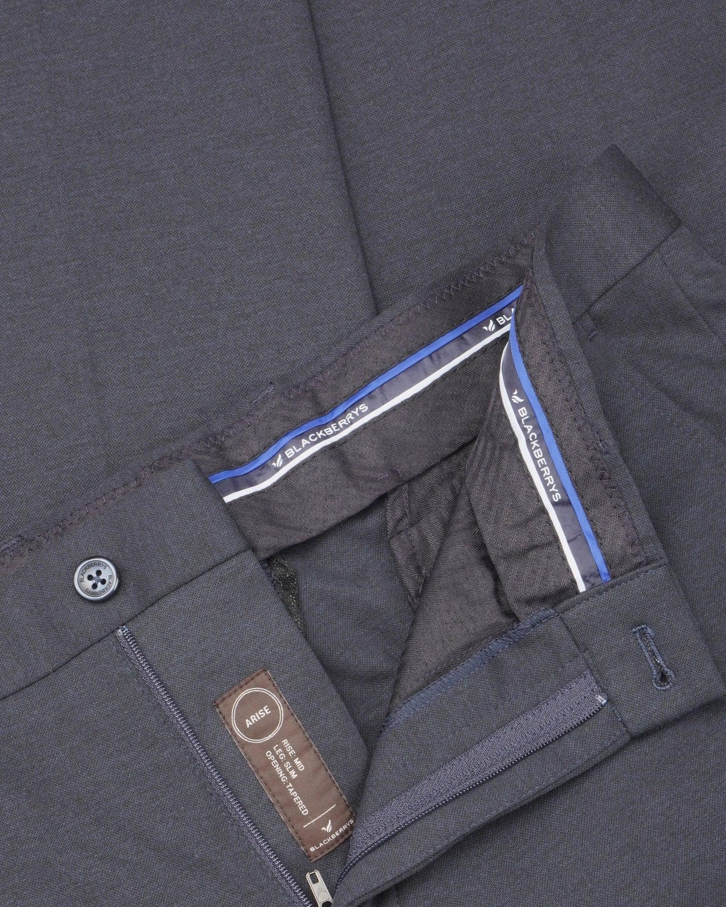 Fadal Formal Knitted Trouser In Navy (Arise Fit) - blackberrys-clothing