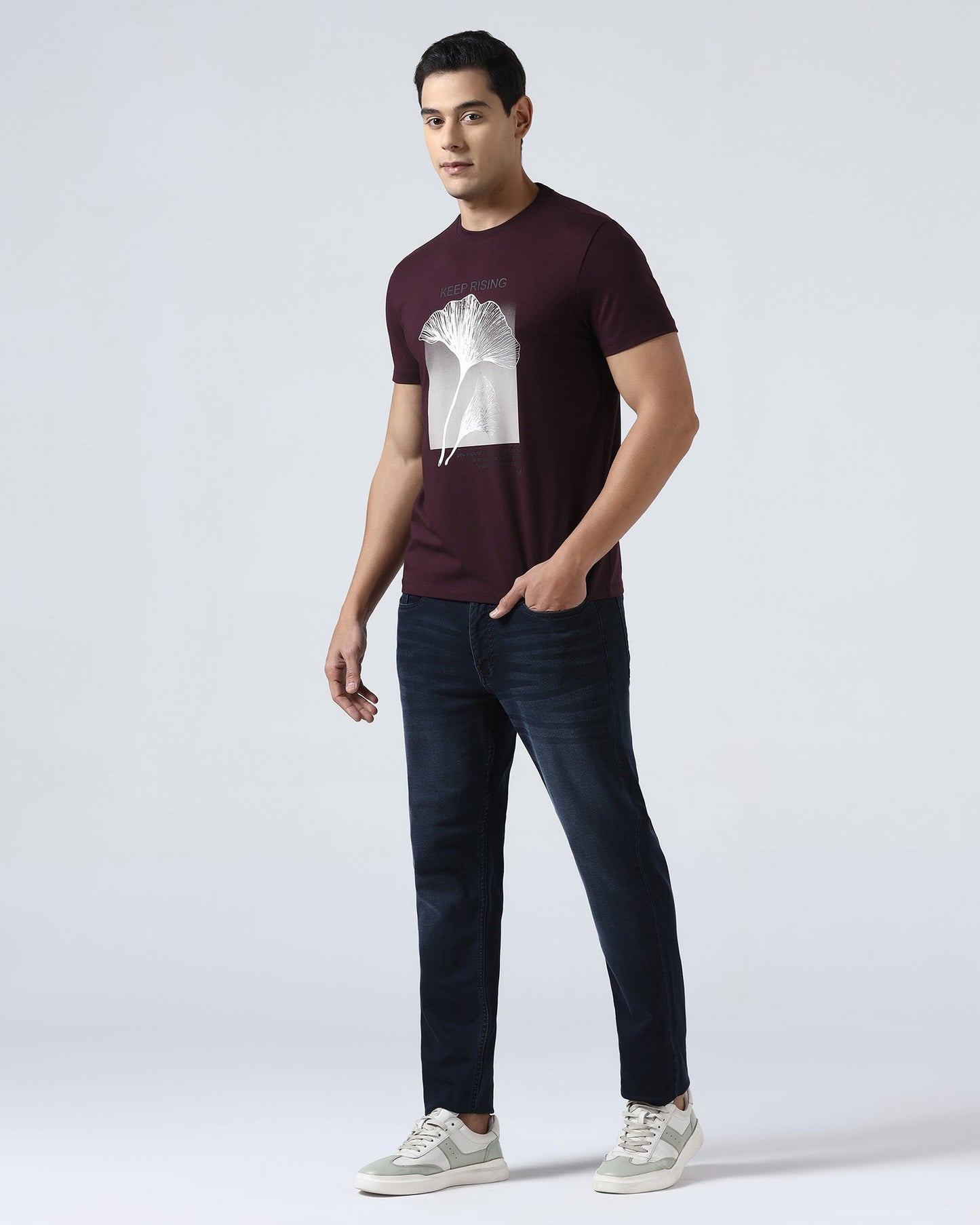Fig Crew Neck Printed T-Shirt - James