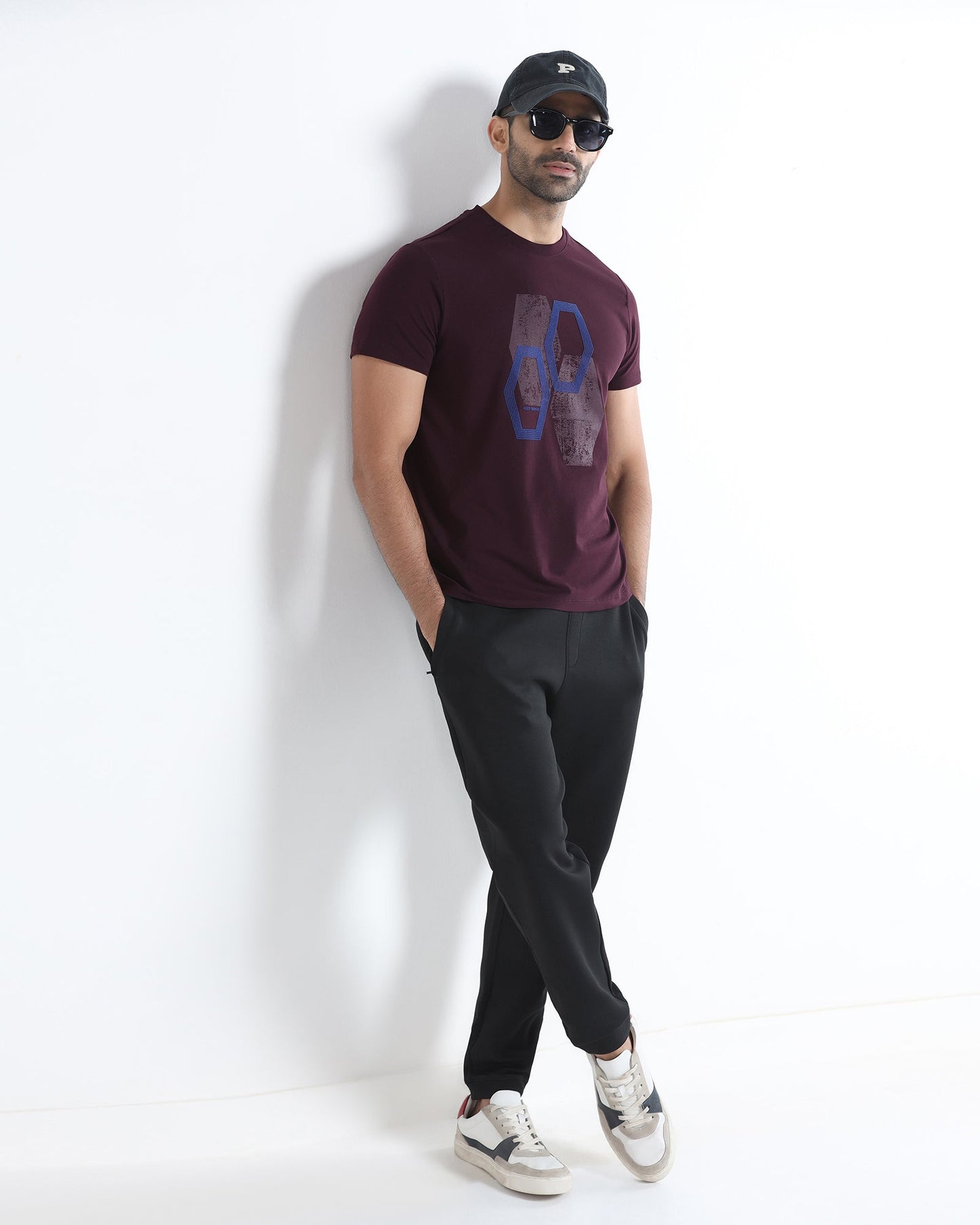 Fig Crew Neck Printed T-Shirt - Moaning